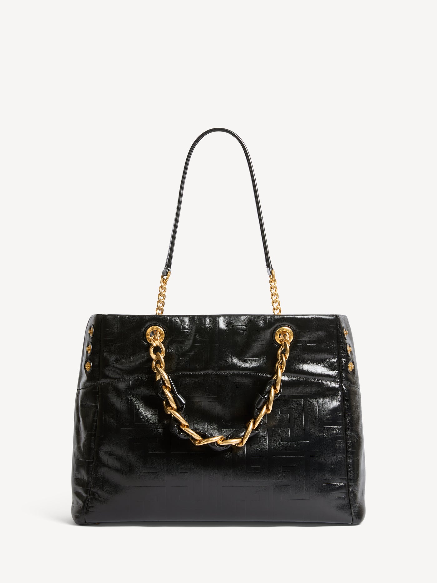 1945 Soft crackled leather tote bag