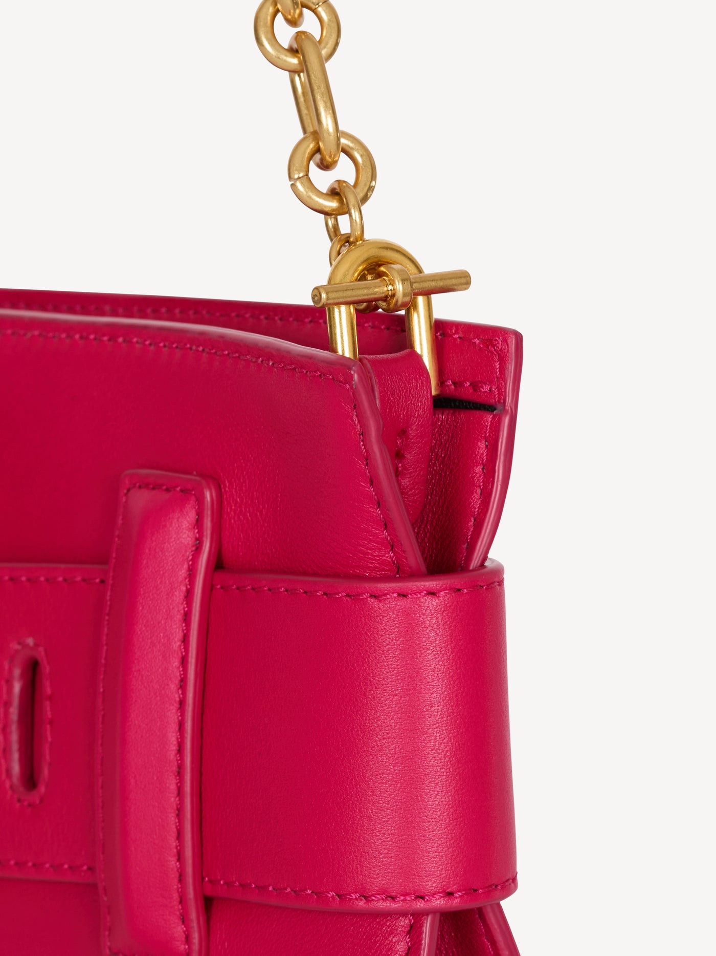 Anthem calfskin leather clutch