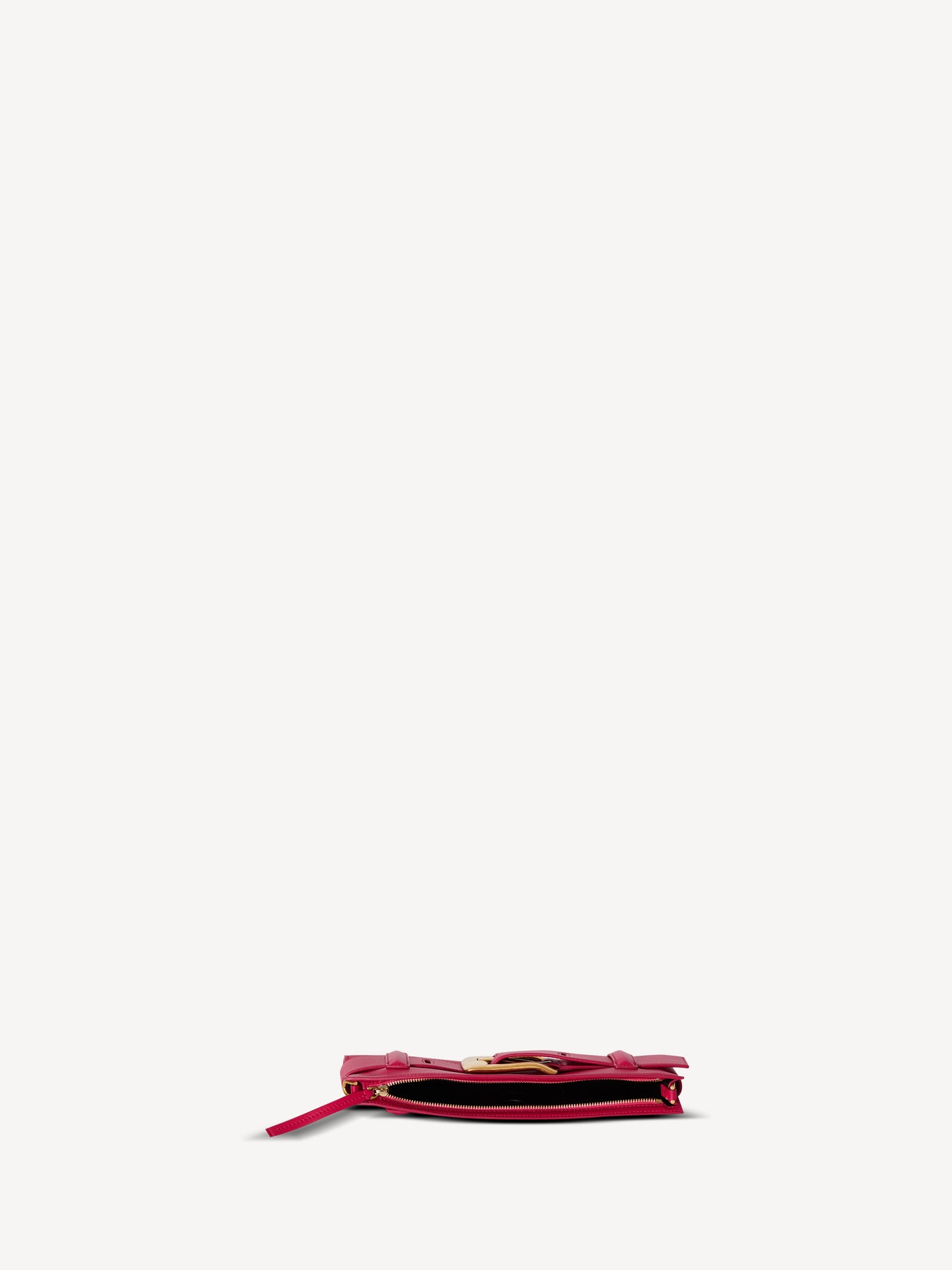 Anthem calfskin leather clutch