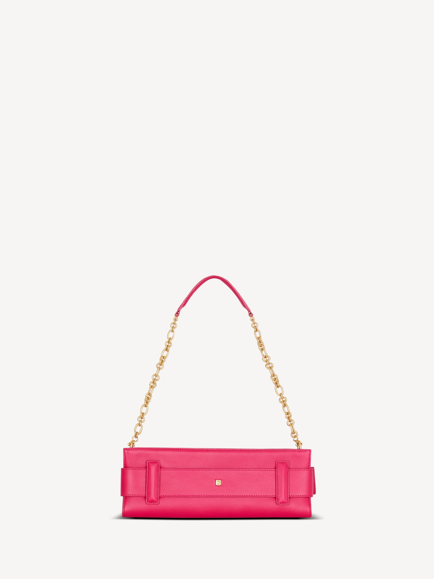 Anthem calfskin leather clutch