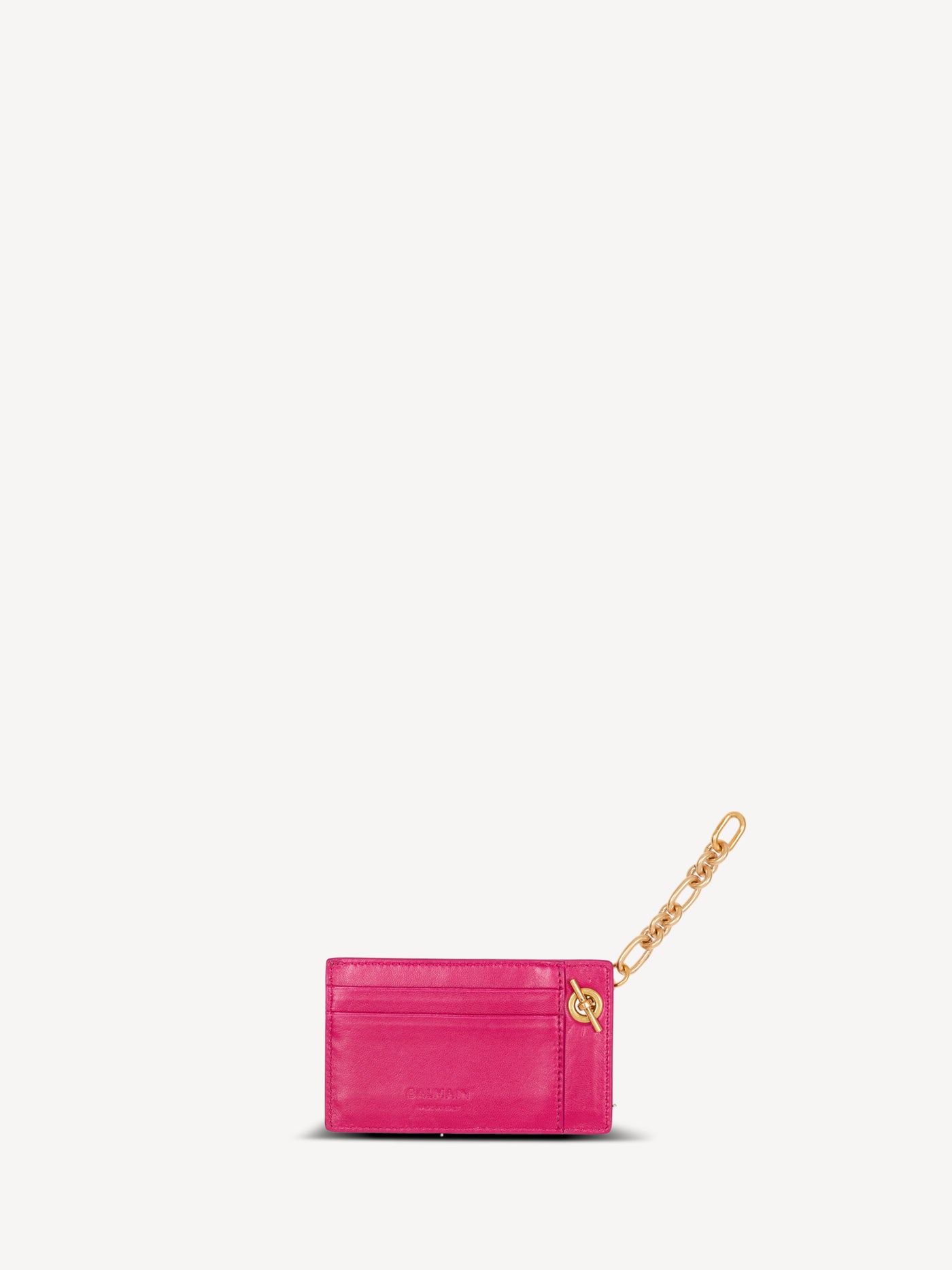 Pulse lambskin leather card holder