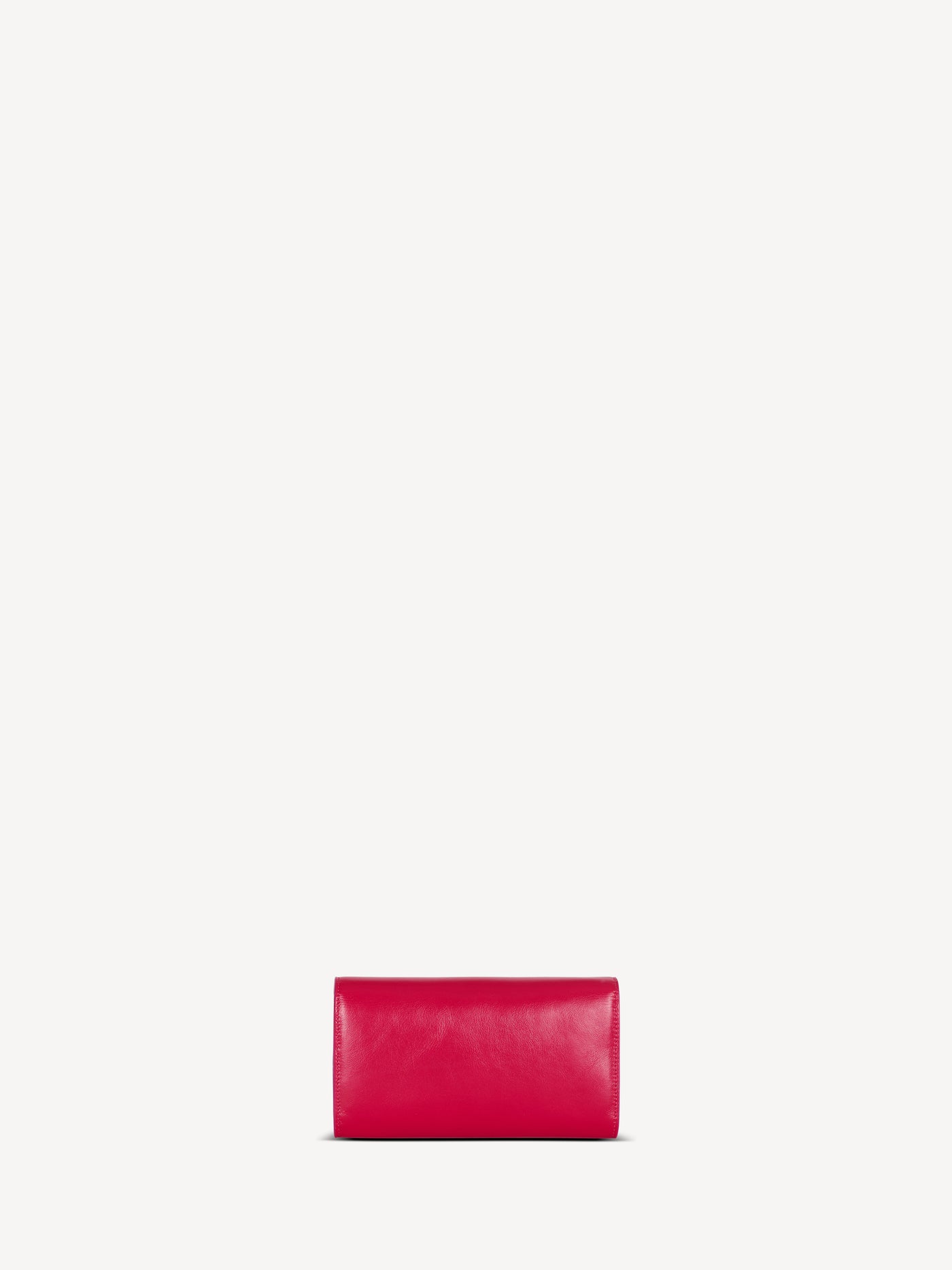 Shuffle calfskin wallet with chain