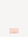 Smooth leather Shuffle wallet with chain strap