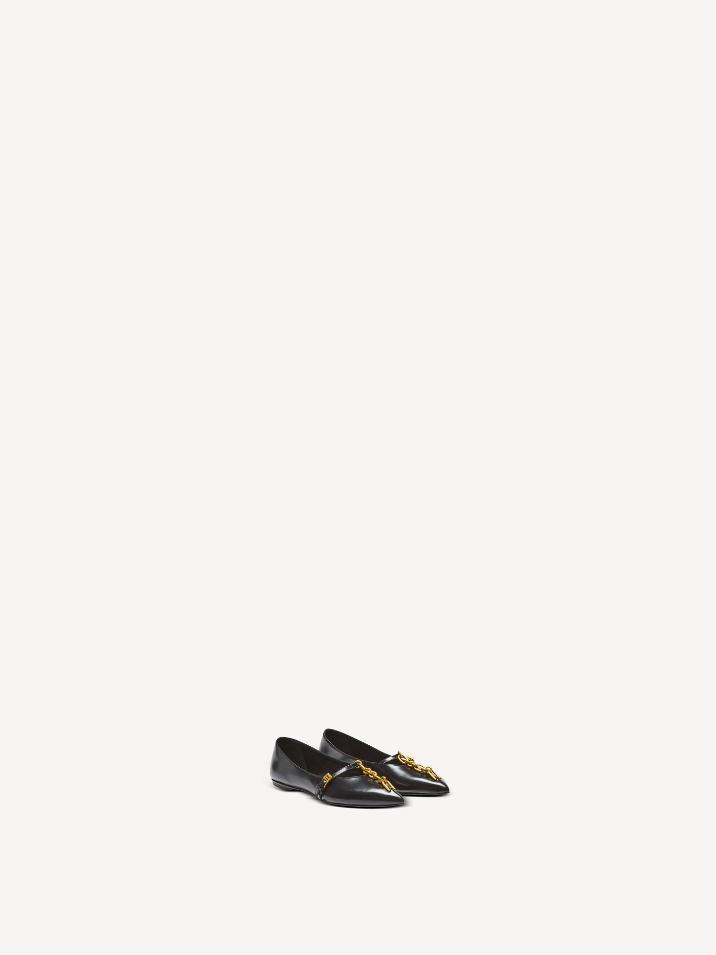 Shiny lambskin Sync ballet flats