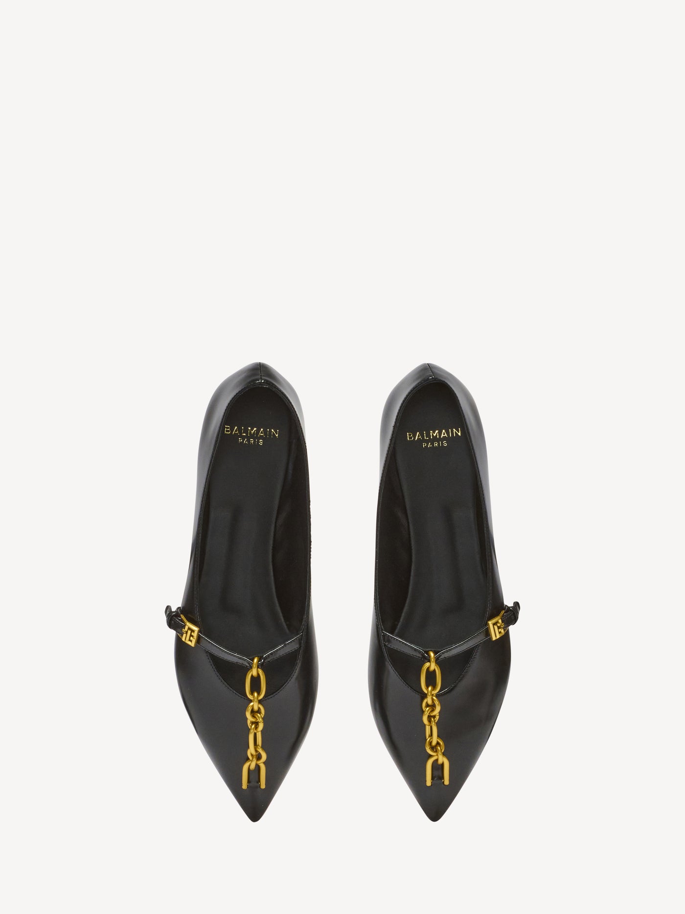 Shiny lambskin Sync ballet flats