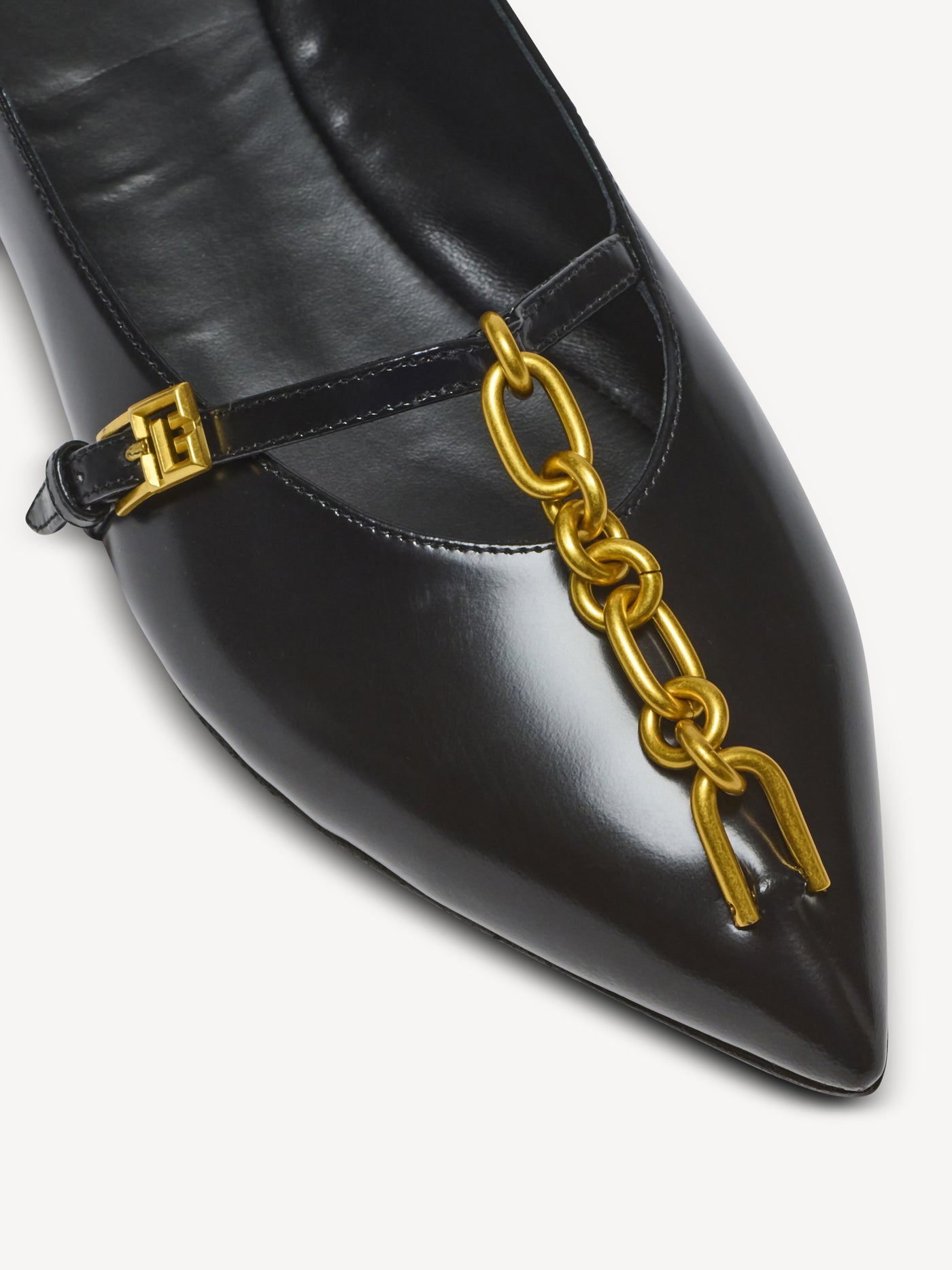 Shiny lambskin Sync ballet flats