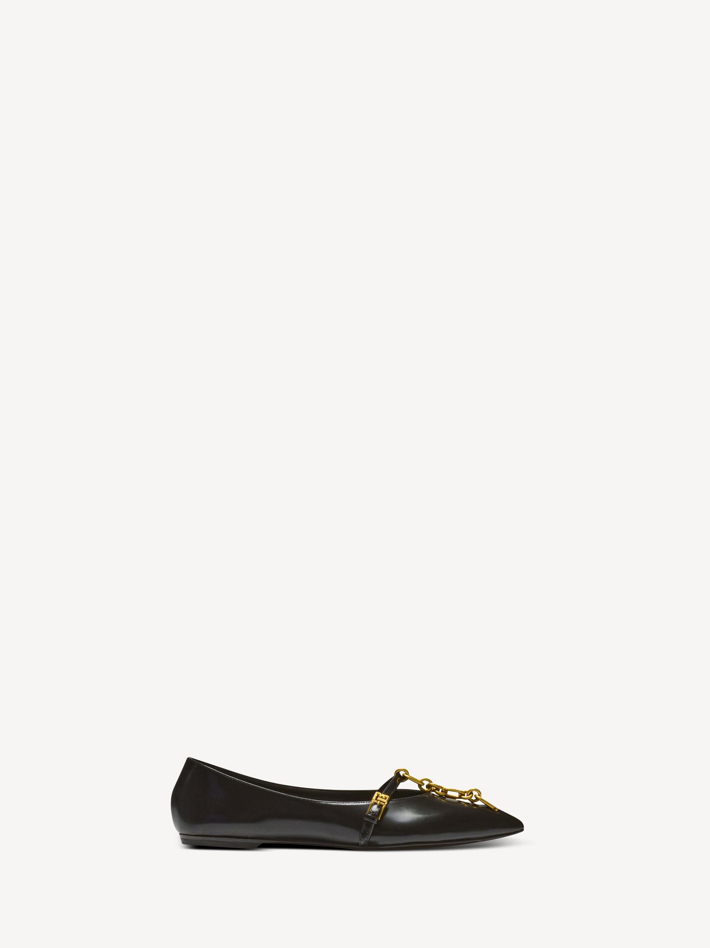 Shiny lambskin Sync ballet flats