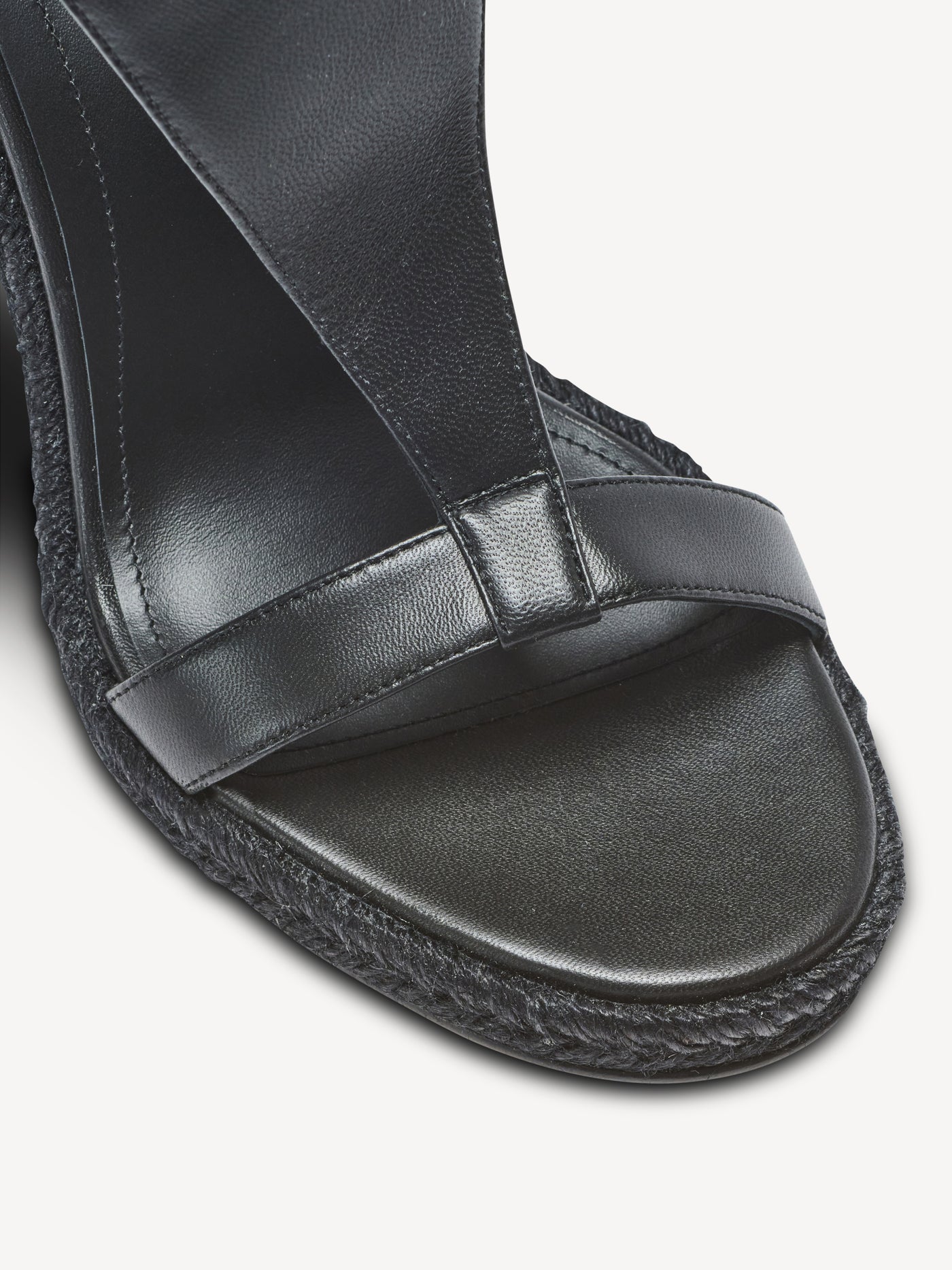 Anthem wedge lambskin espadrilles
