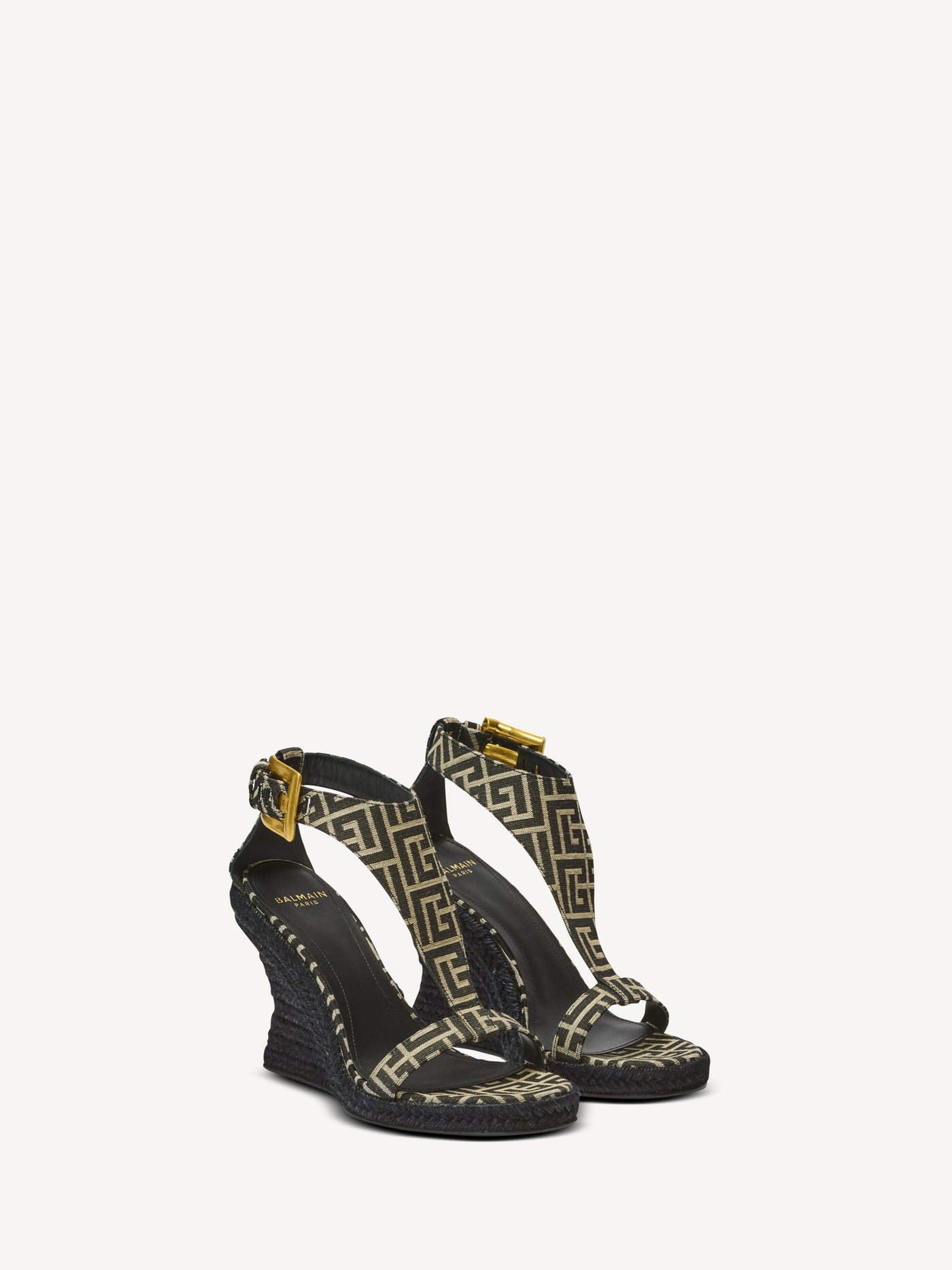 Anthem wedge espadrilles in monogram jacquard