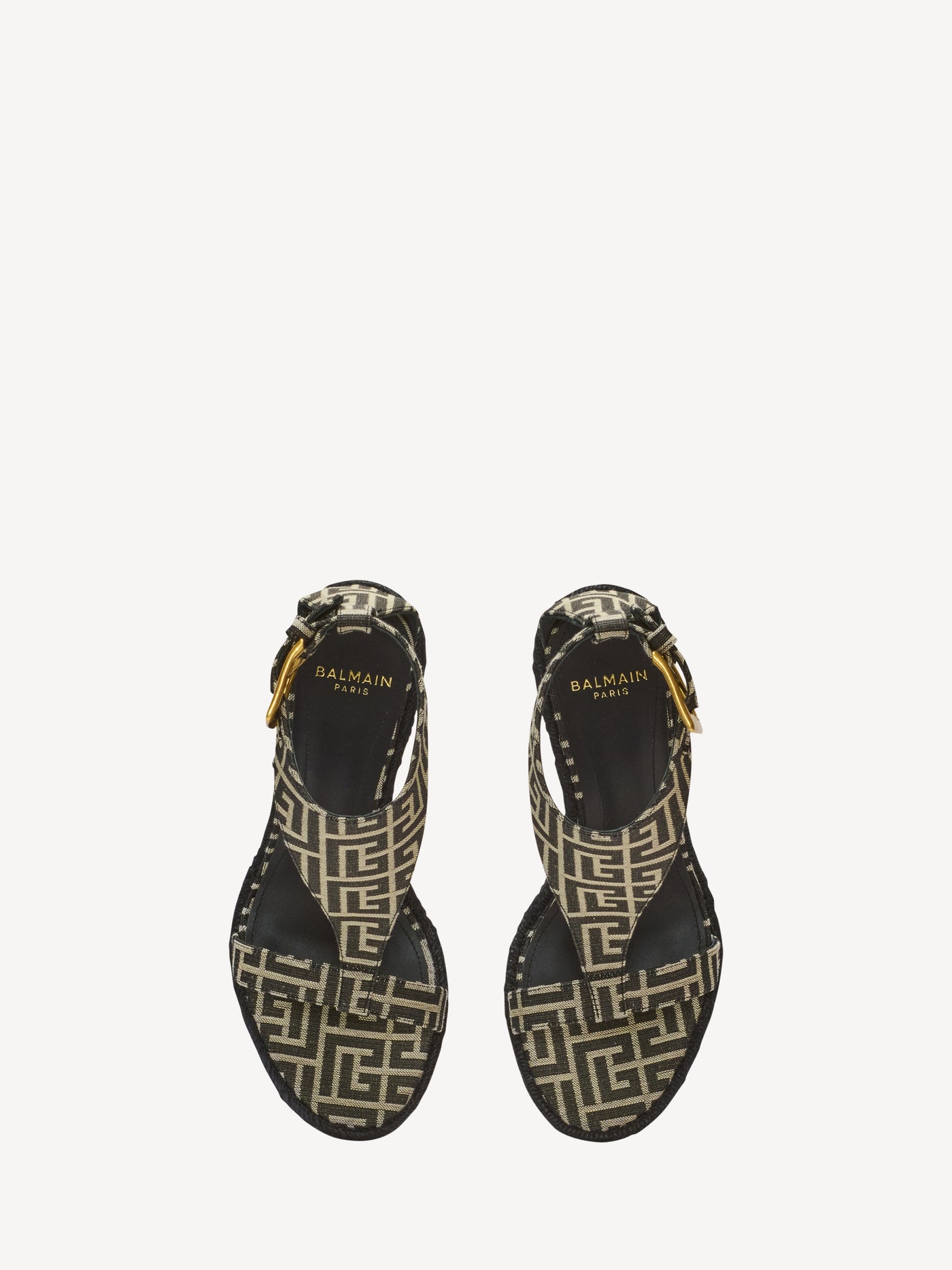 Anthem wedge espadrilles in monogram jacquard