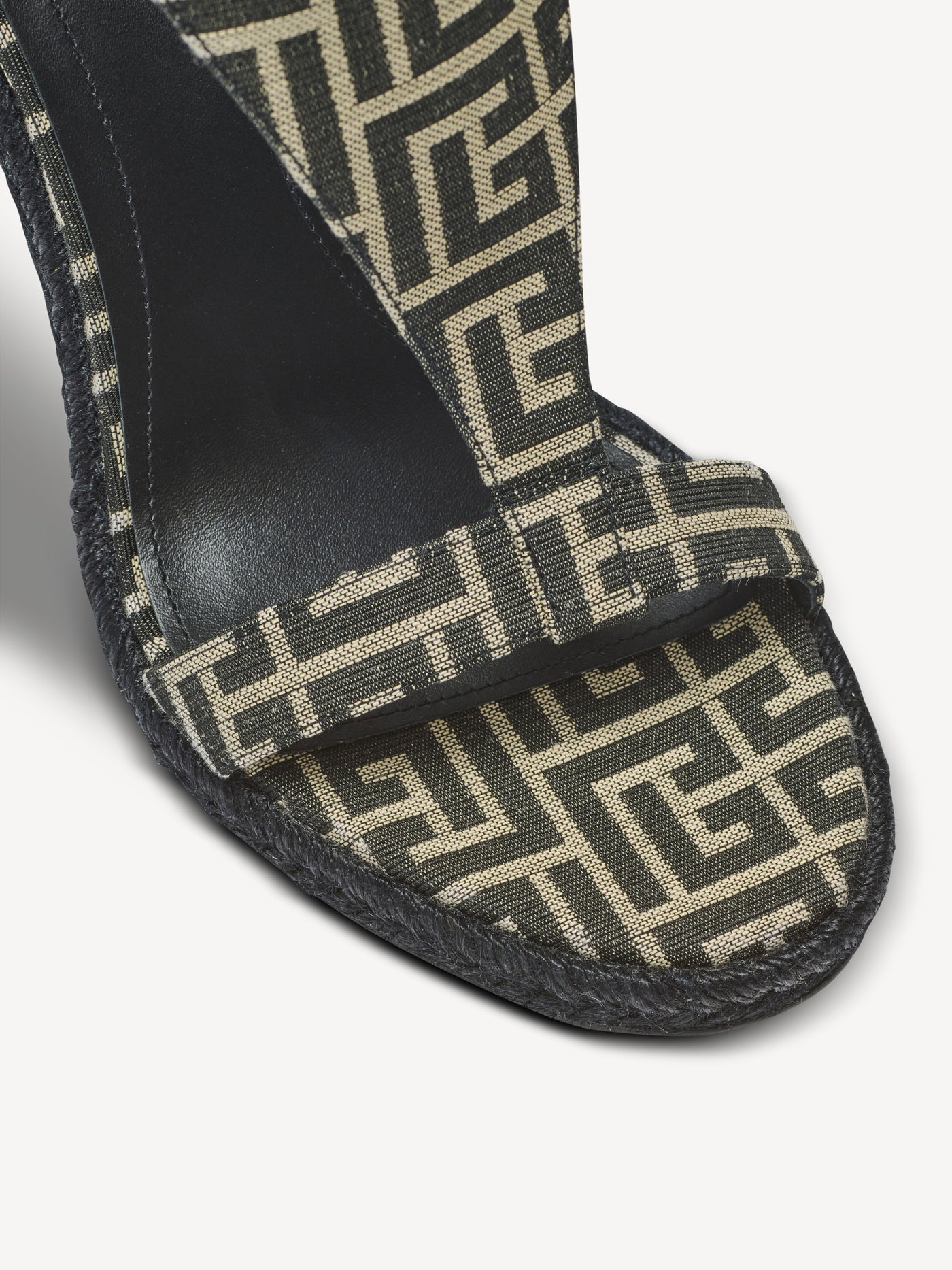 Anthem wedge espadrilles in monogram jacquard