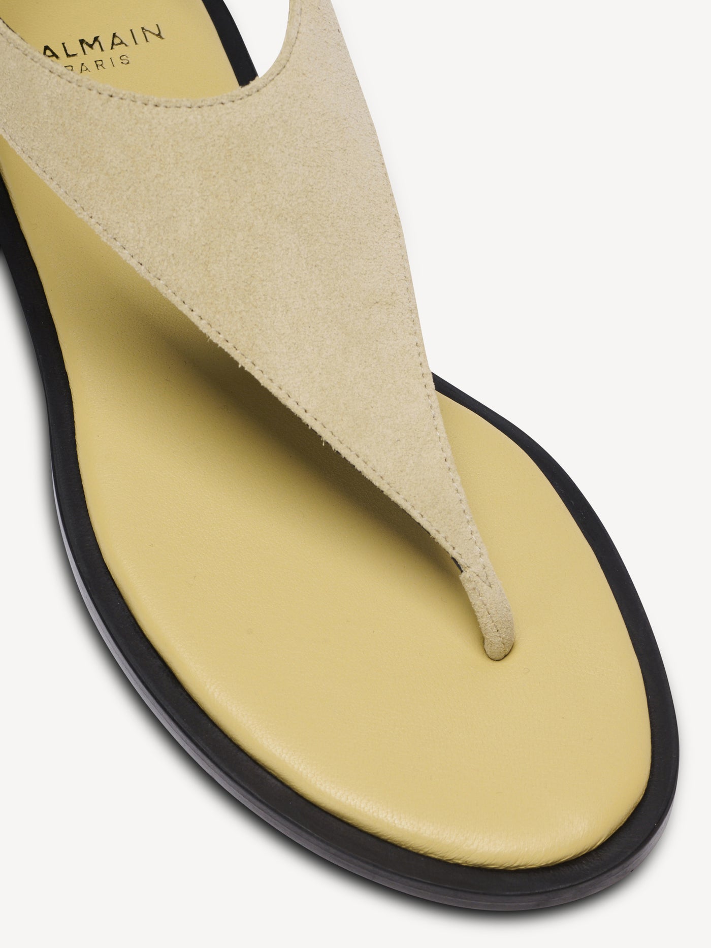 Anthem flat toe-post sandals in suede