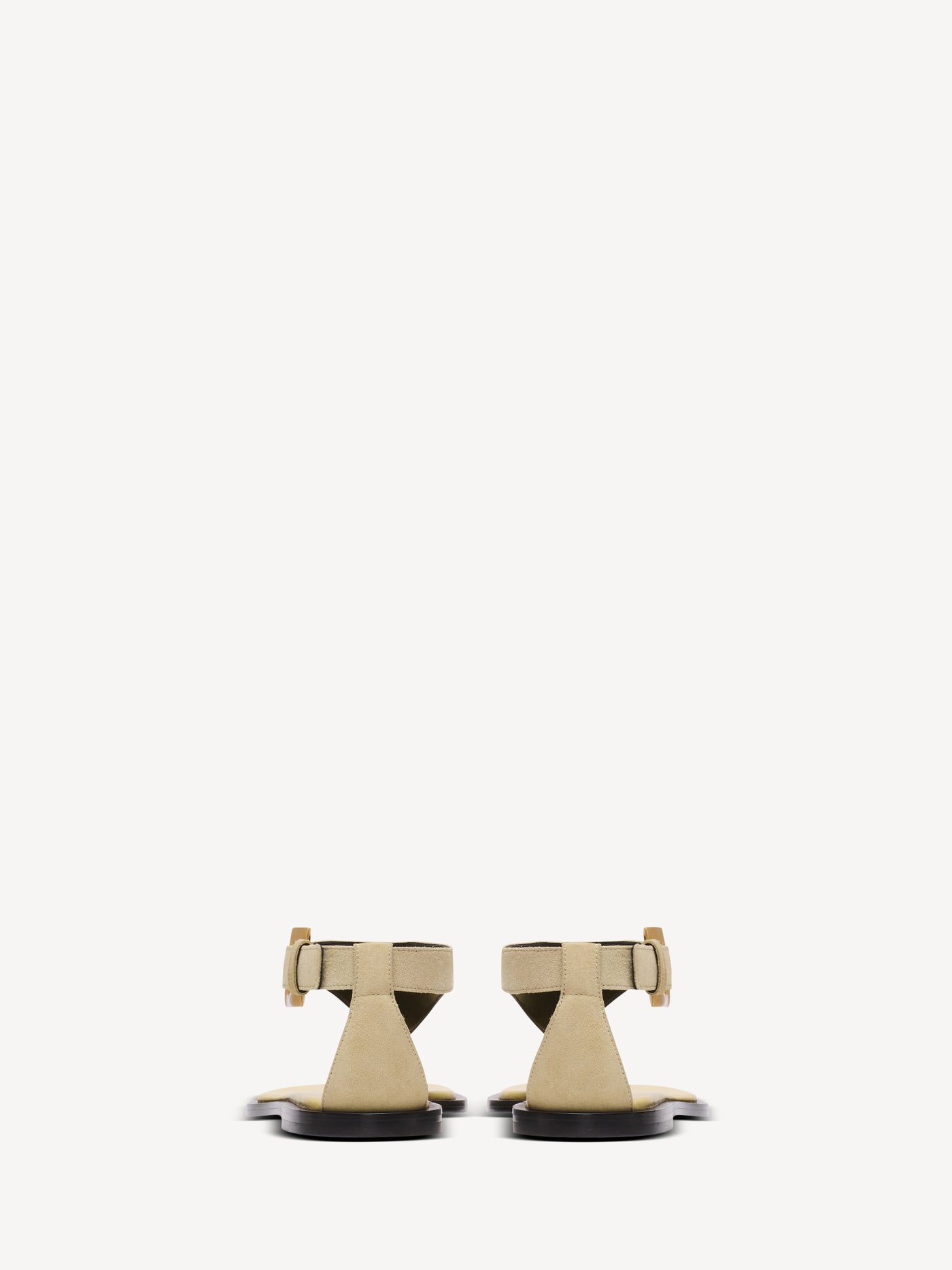 Anthem flat toe-post sandals in suede