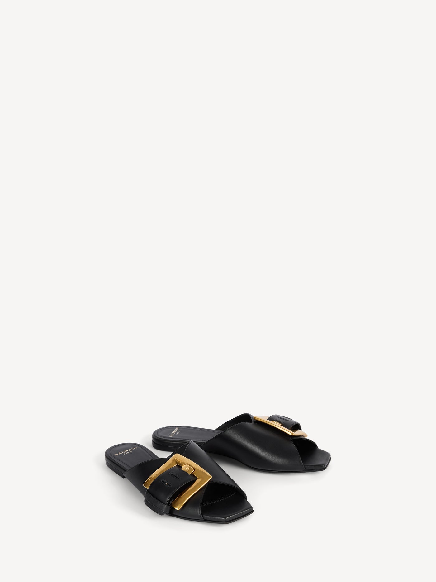 Sandales plates Anthem en cuir de veau