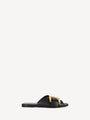 Sandales plates Anthem en cuir de veau