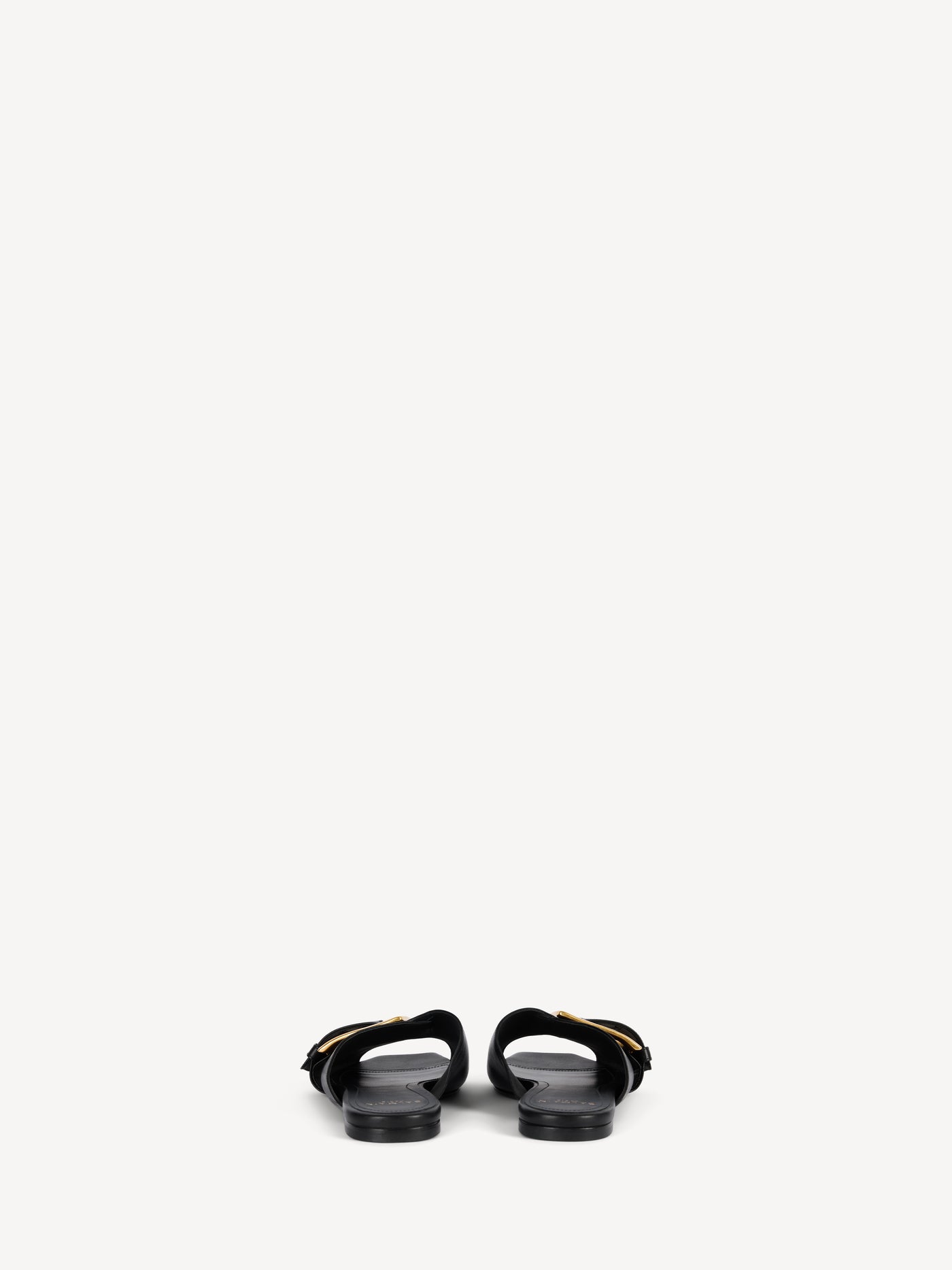 Sandales plates Anthem en cuir de veau