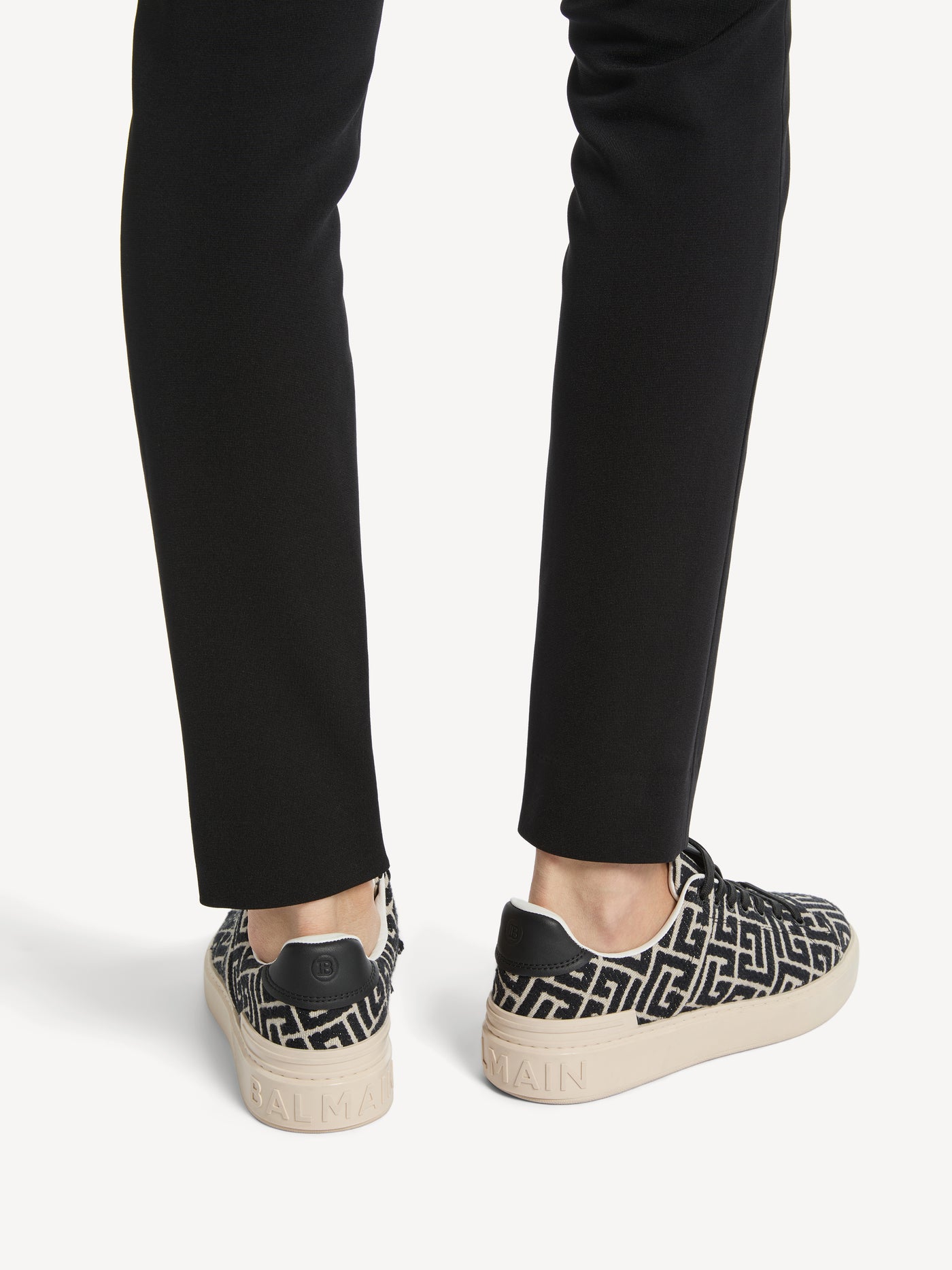 Baskets B-Court en jacquard monogramme