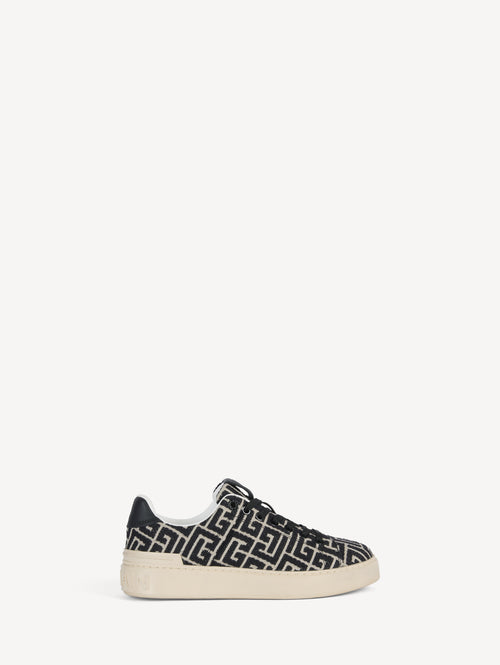 Monogram jacquard B-Court trainers