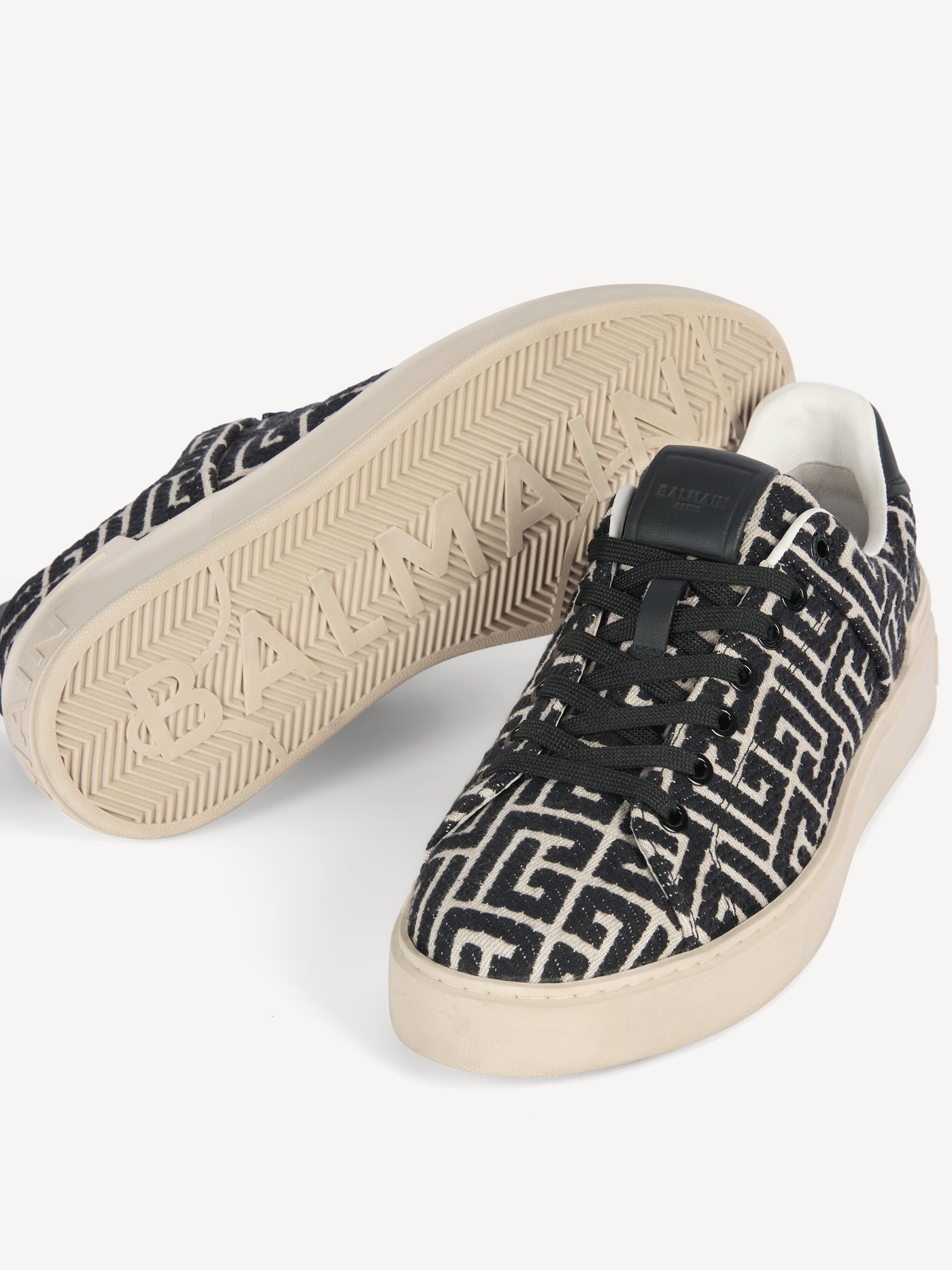 Baskets B-Court en jacquard monogramme