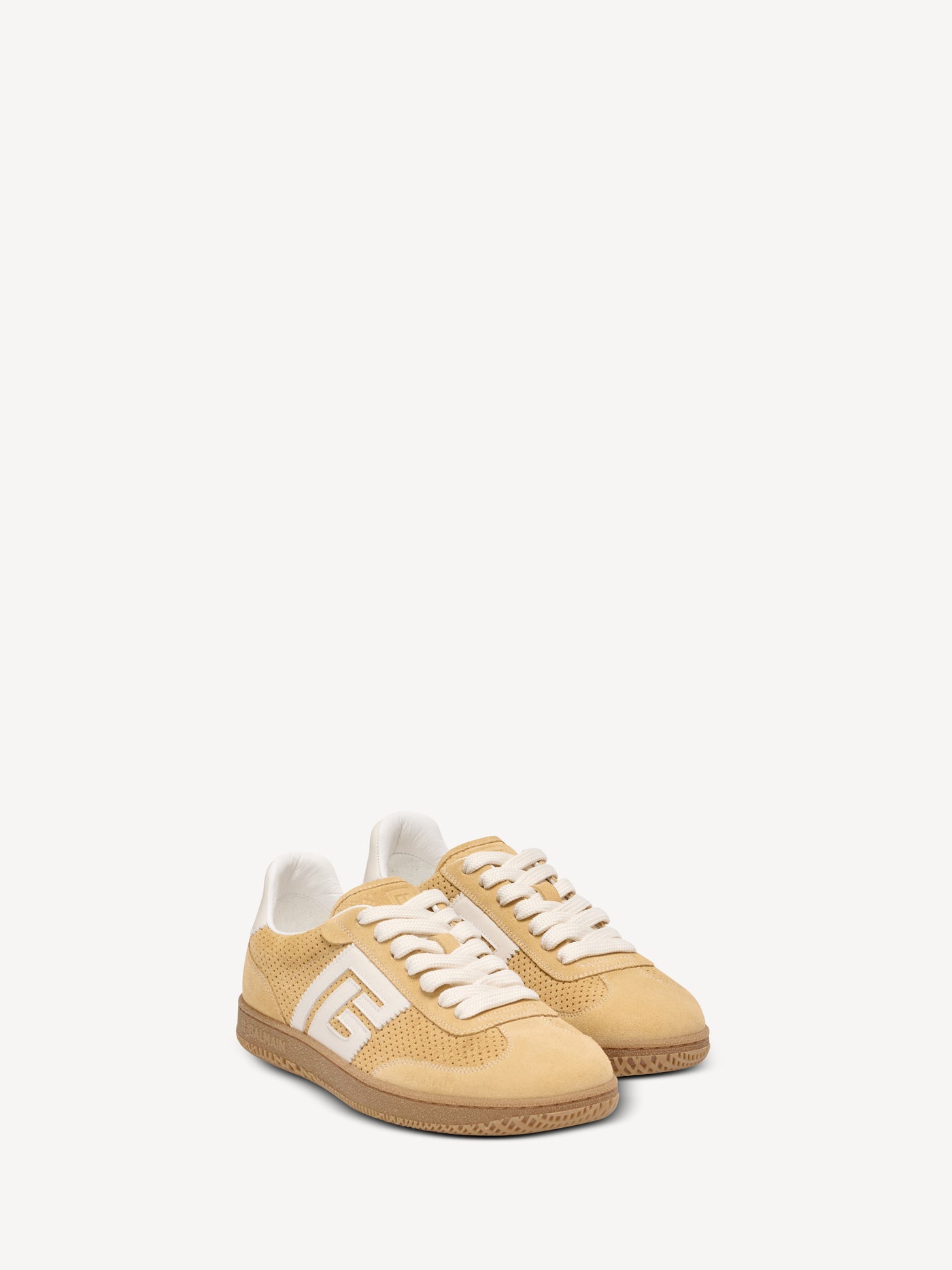 Suede Balmain Swan trainers