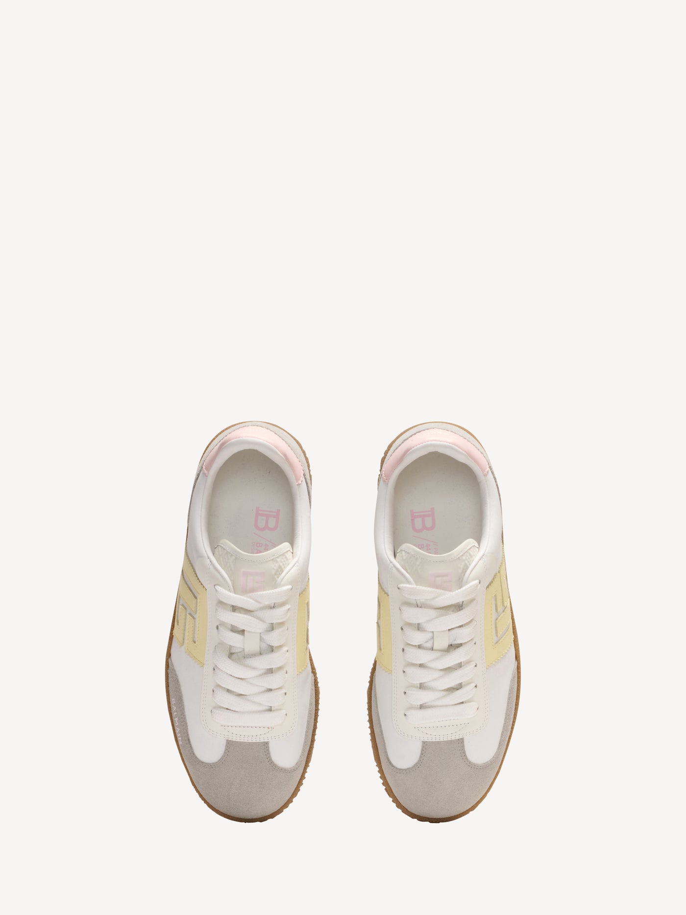 Zapatillas Swan de piel de becerro y nailon