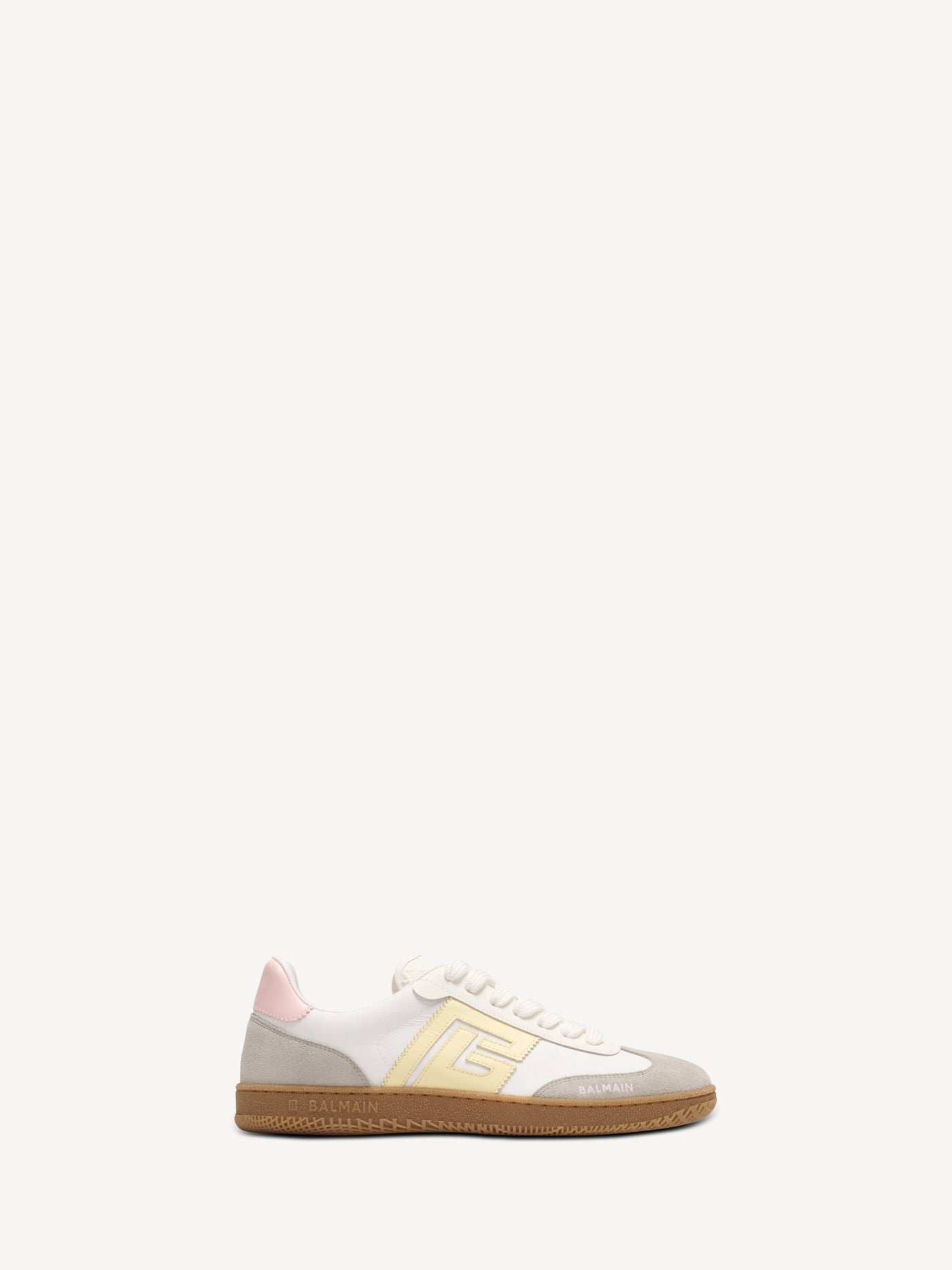 Swan trainers in calfskin and nylon