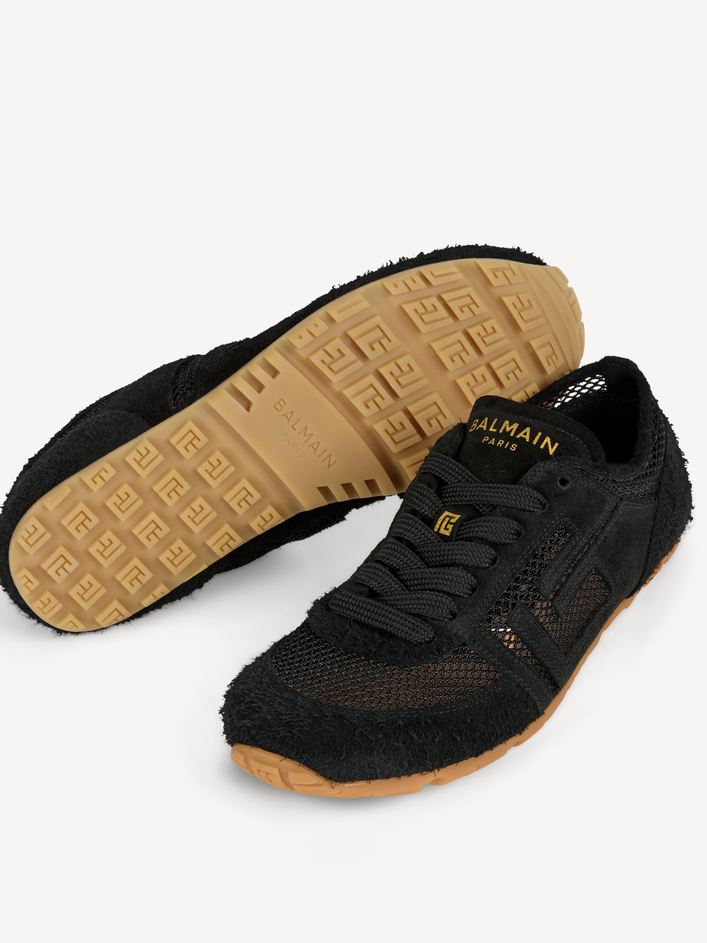 Racer 45 trainers in calfskin, suede and nylon