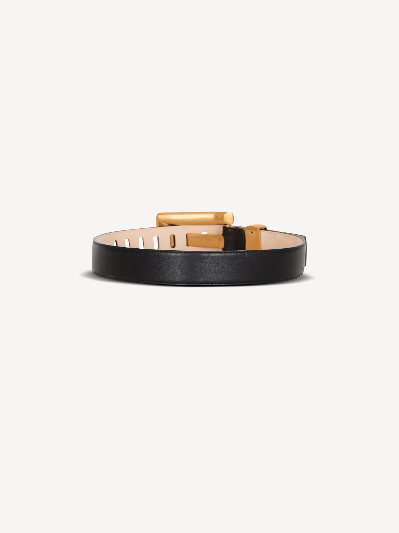 Anthem calfskin and crystal belt