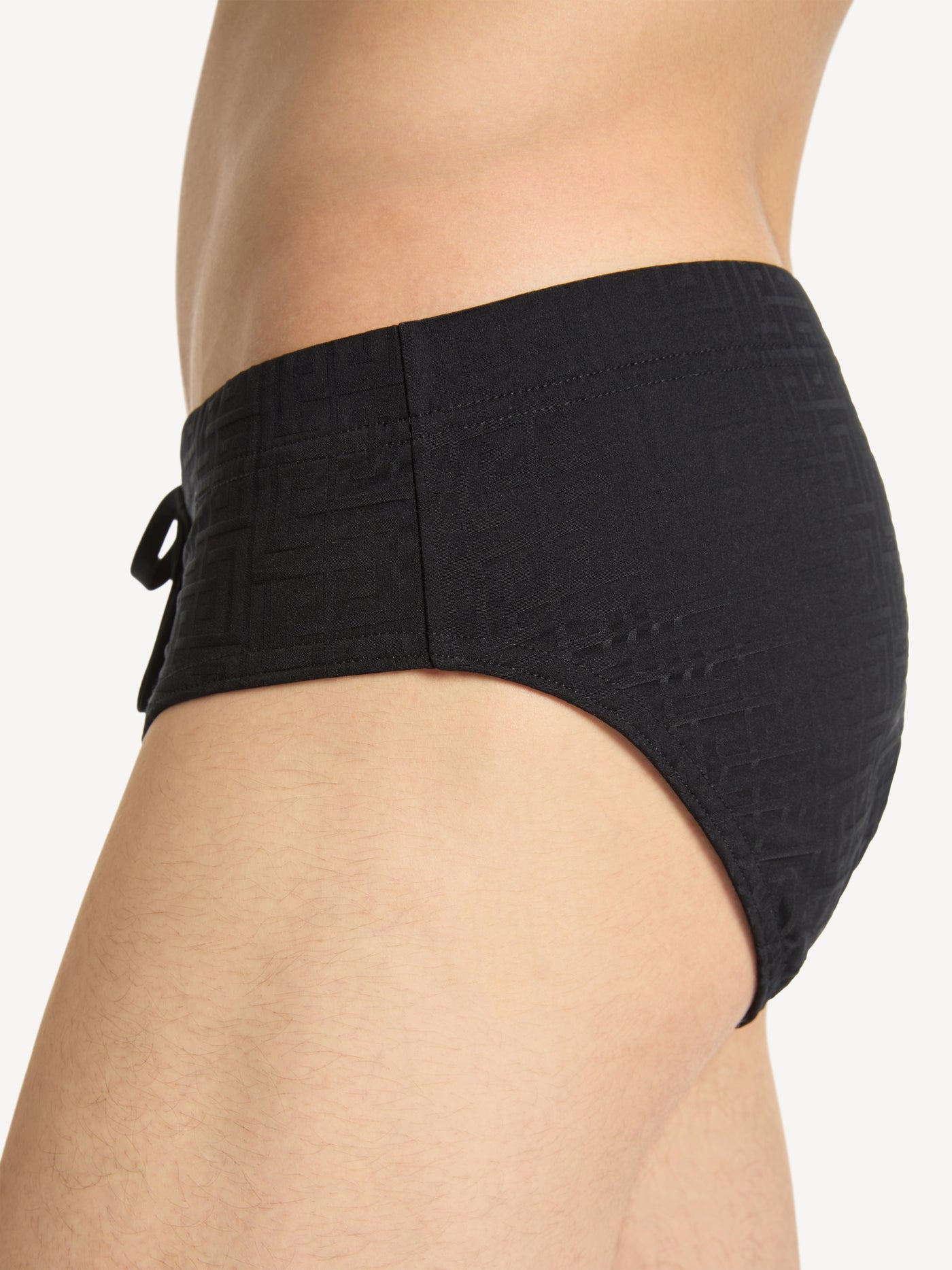 Monogramm Badeslip aus Nylon-Elasthan