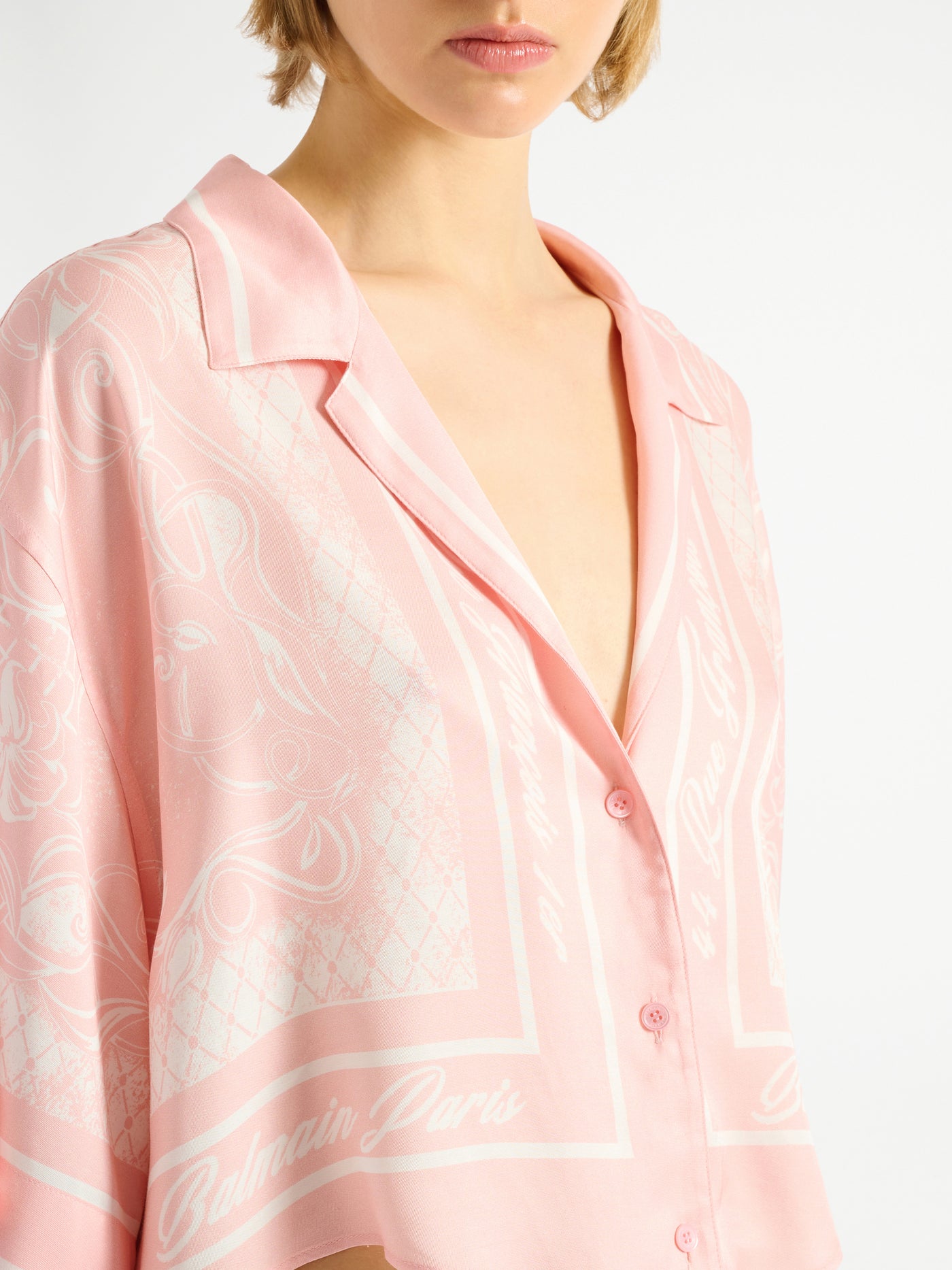 Bedrucktes Foulard Pyjamahemd