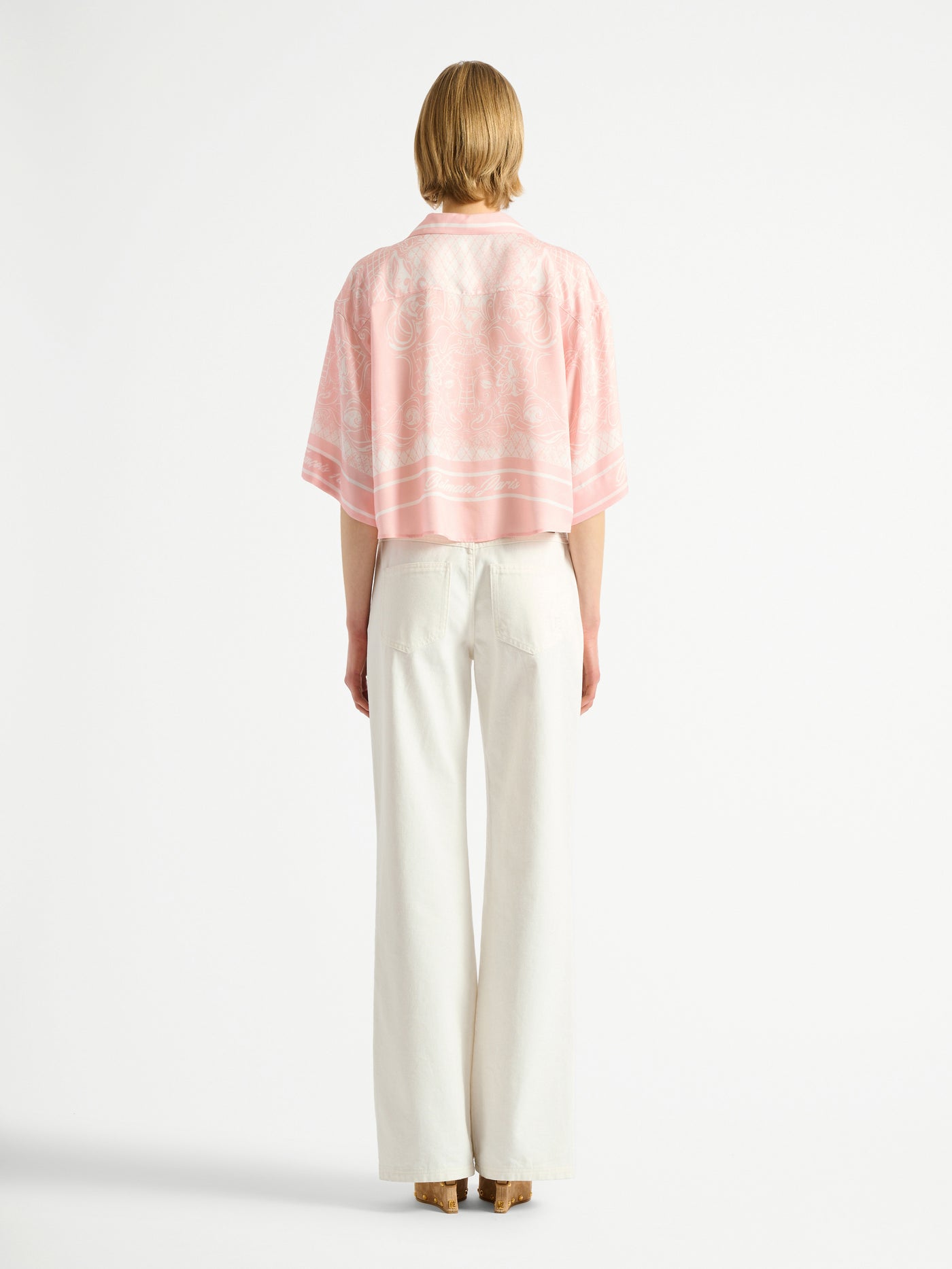 Bedrucktes Foulard Pyjamahemd