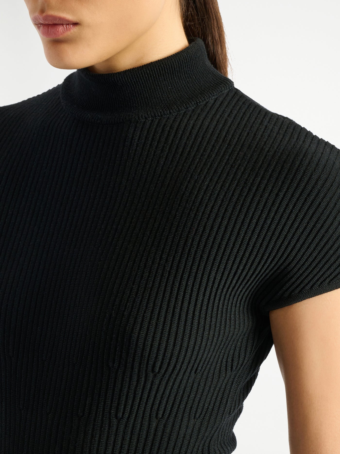 Ribbed knit bodysuit