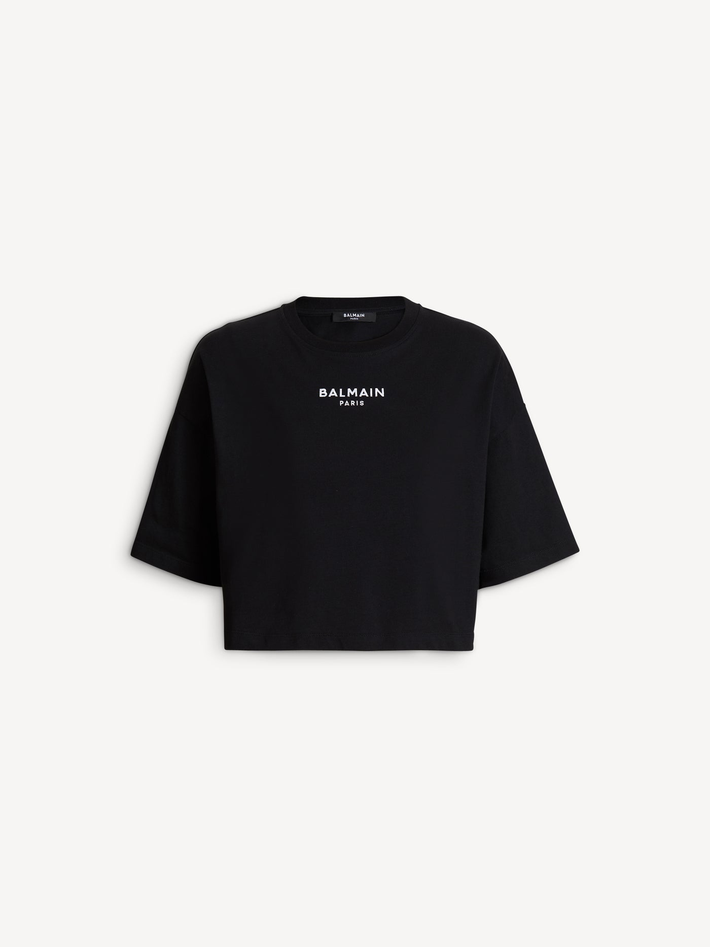 Besticktes Balmain Paris T-Shirt