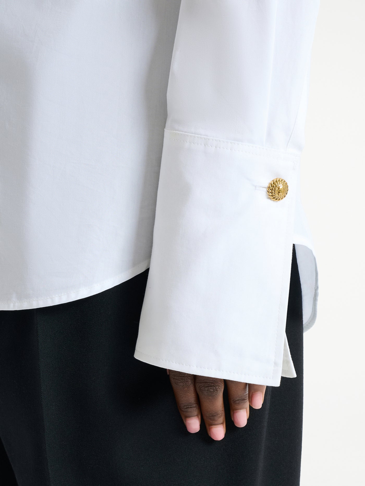 Cotton poplin shirt