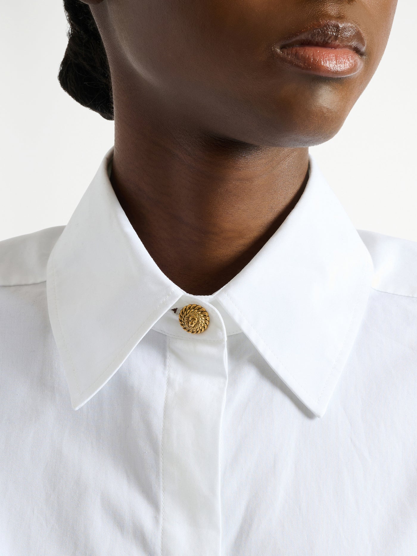 Cotton poplin shirt