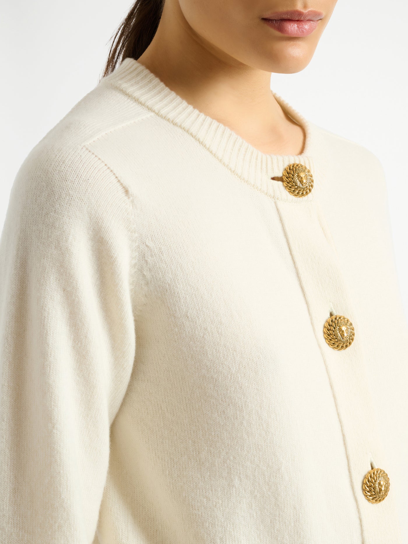 Cardigan en éco-cachemire