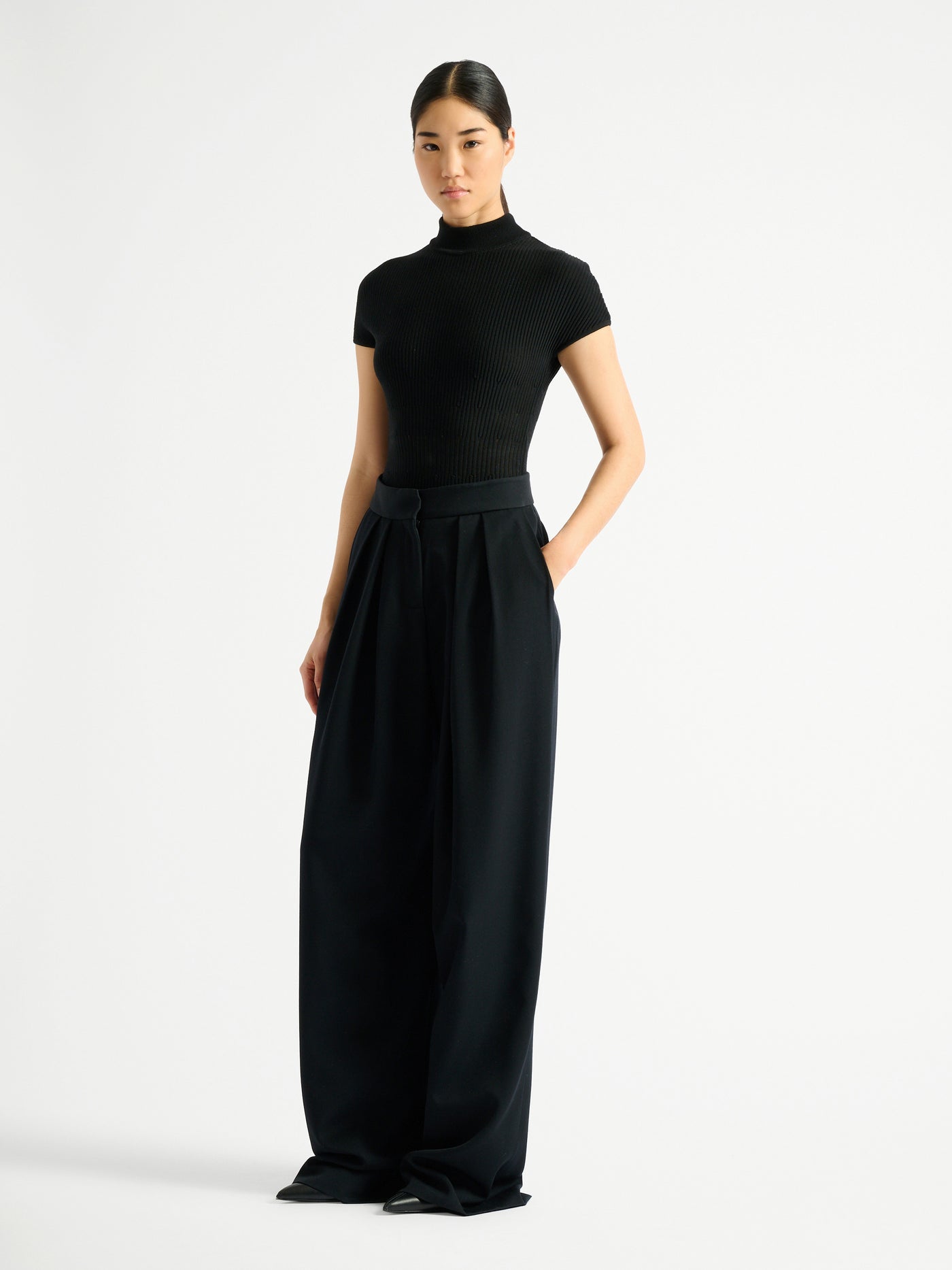 Pantaloni in grain de poudre