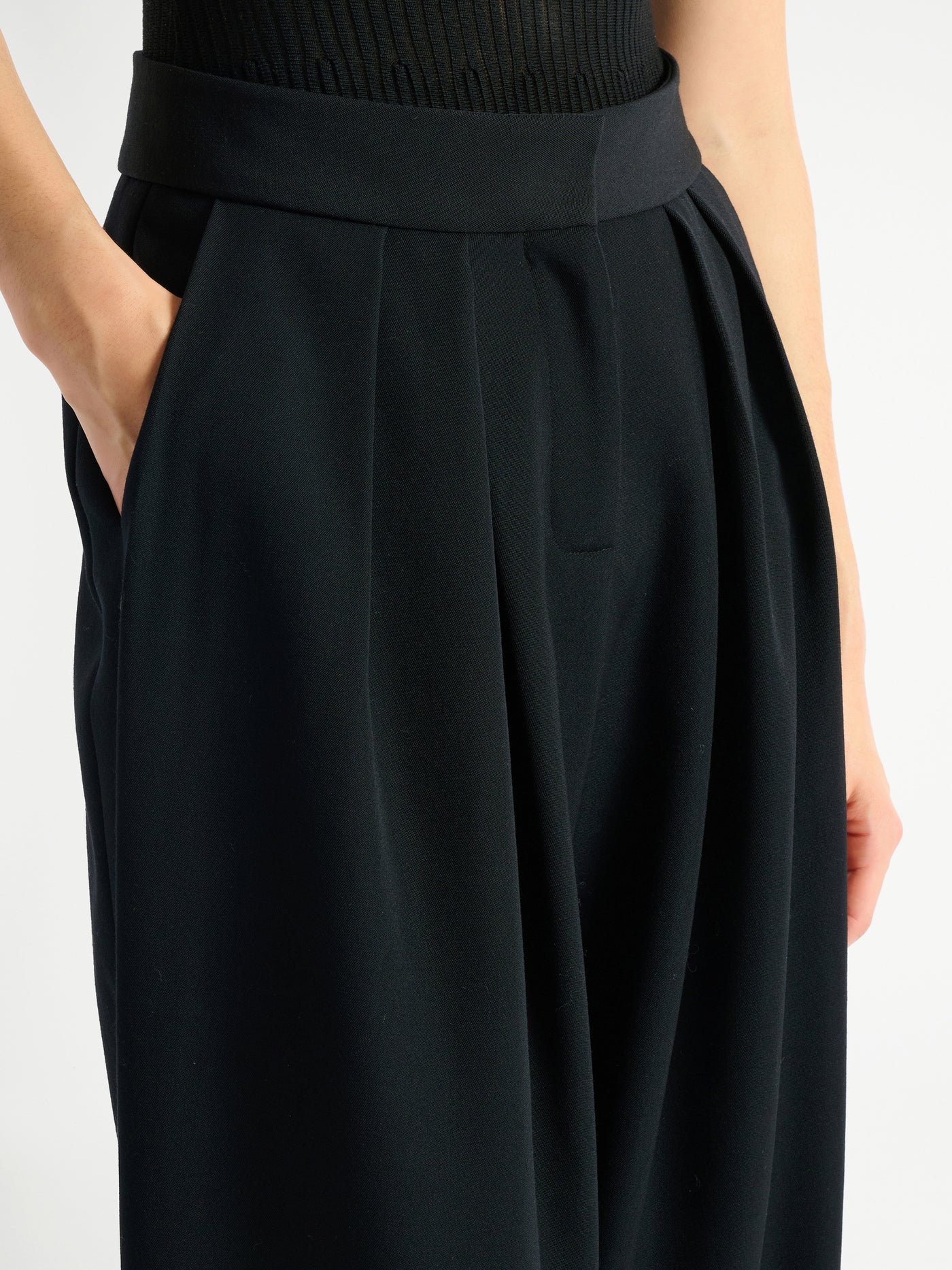 Pantaloni in grain de poudre