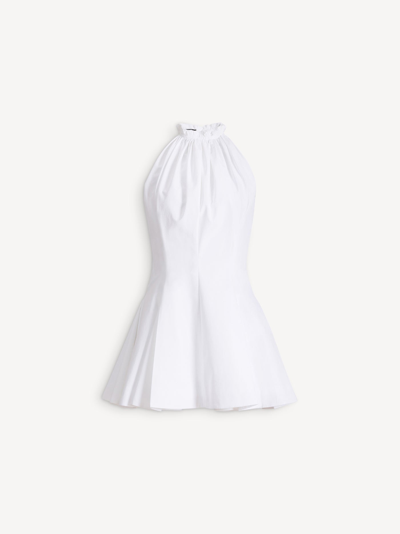Vestido estilo patinadora de popelina de algodón