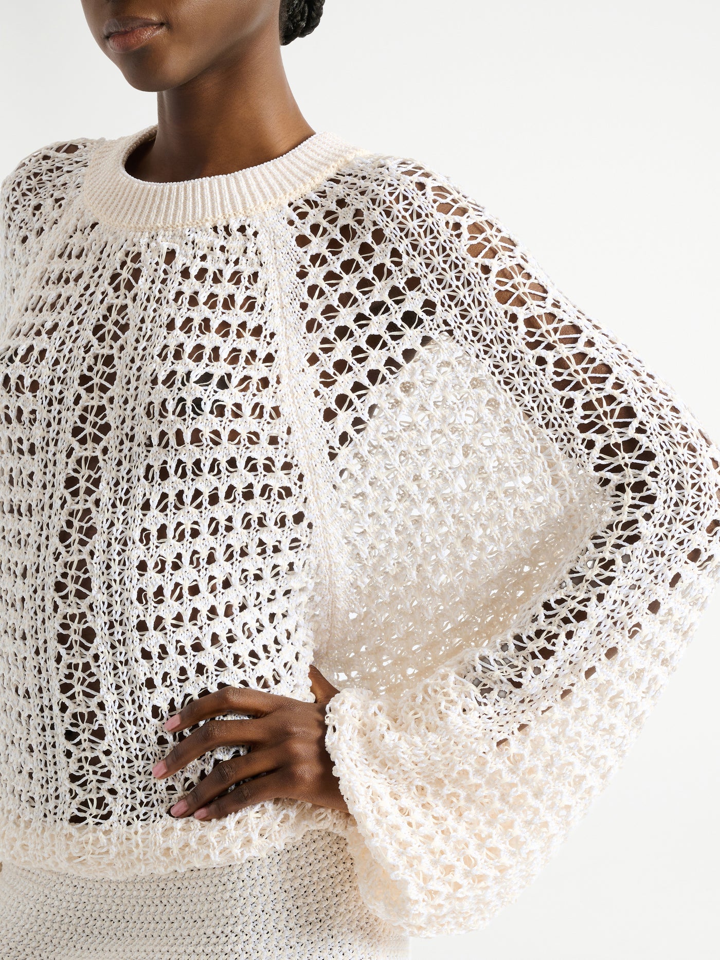 Short crochet lace dress