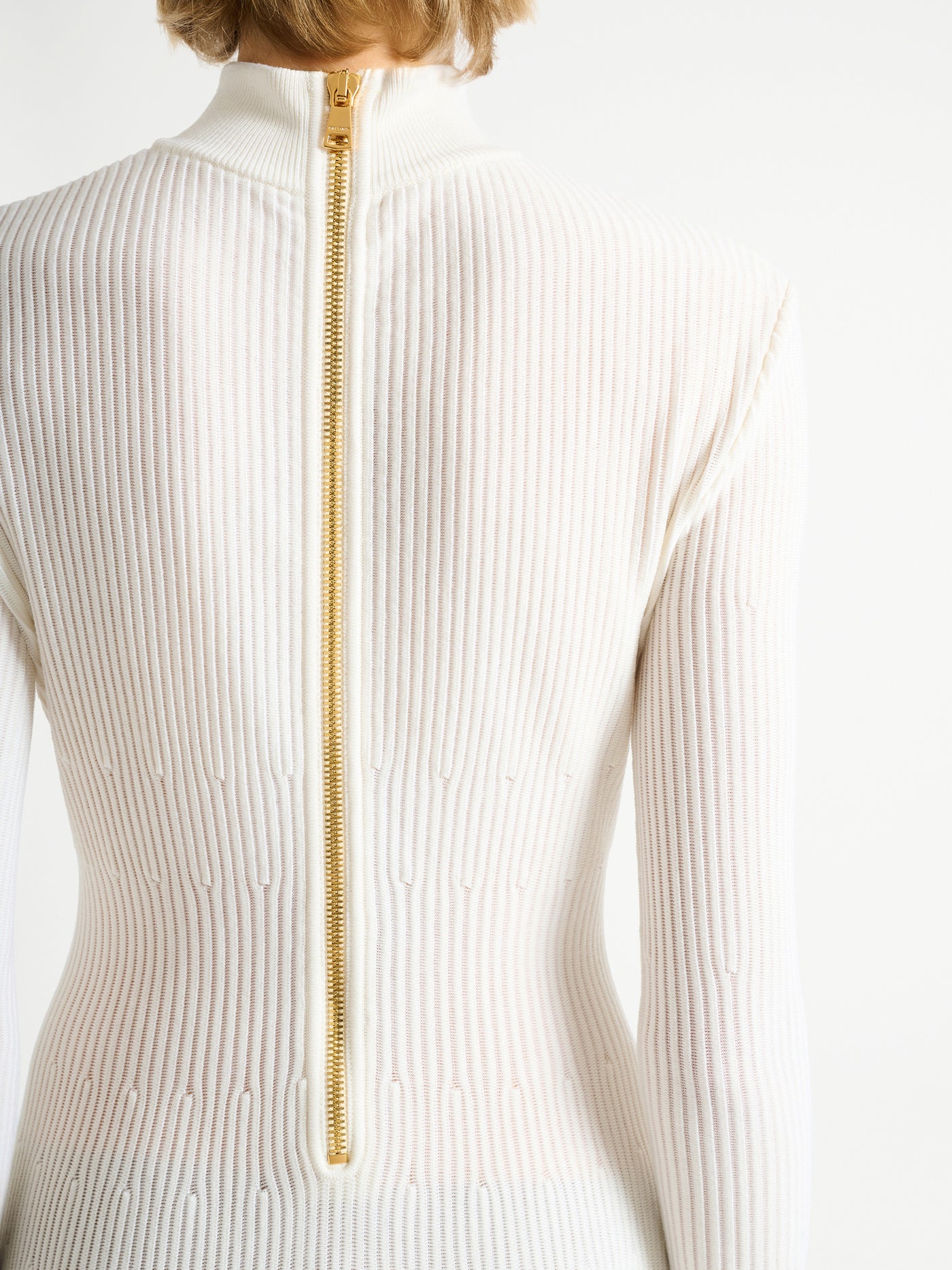 Long ribbed knit dress