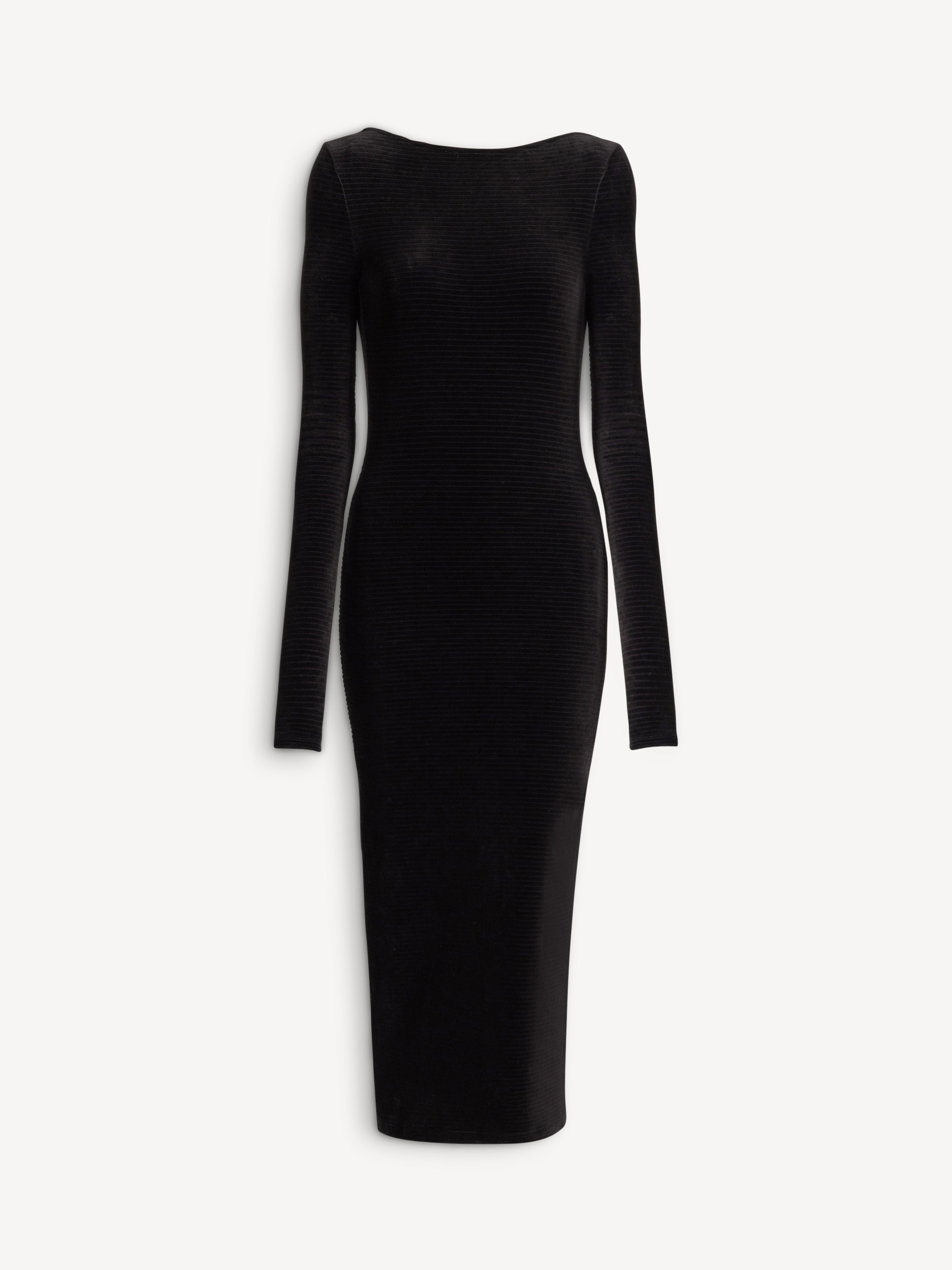 ベルベット ロングドレス ブラック - レディース | BALMAIN