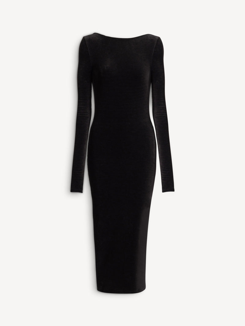 Long velvet dress