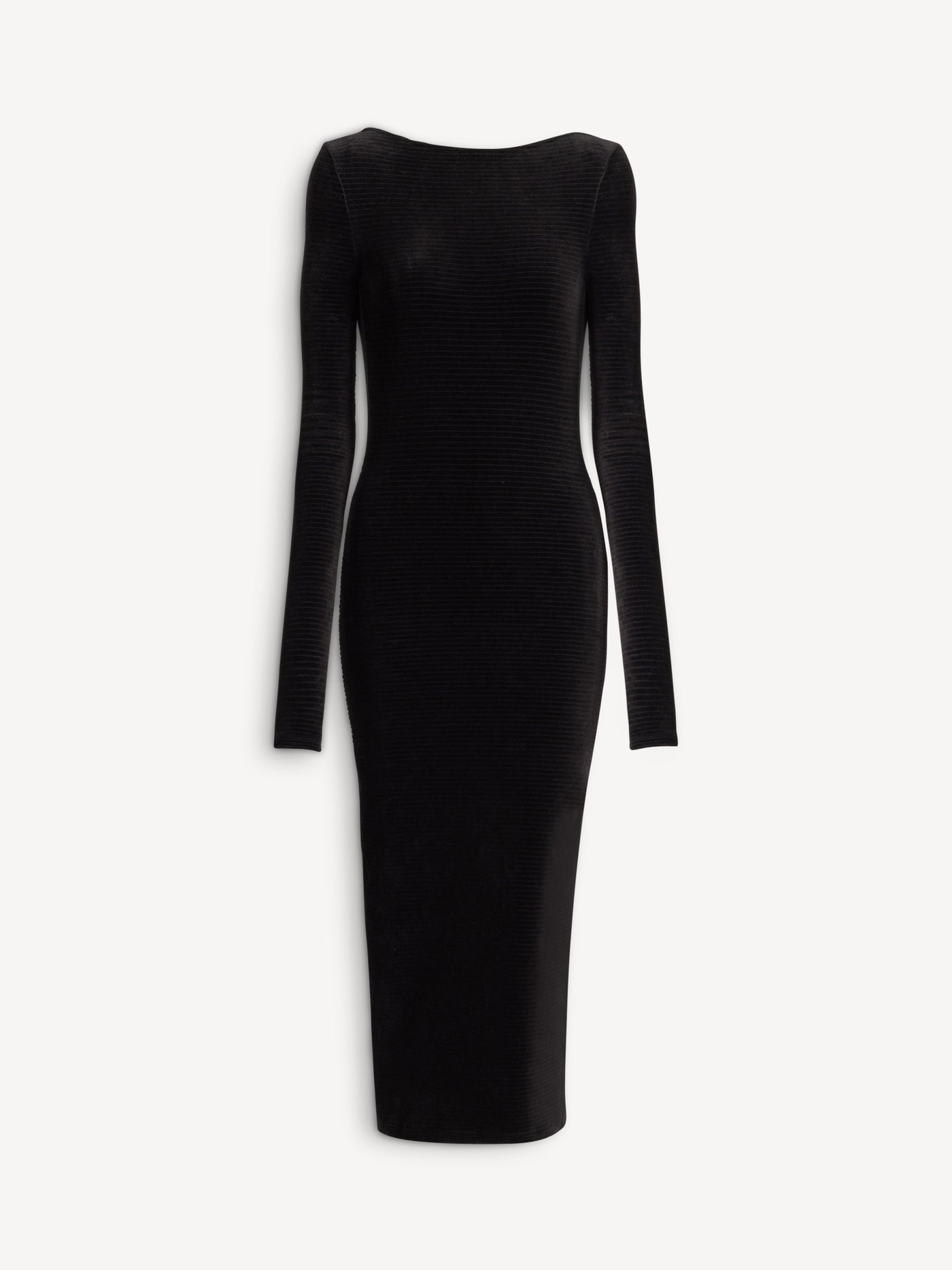 Robe longue en velours