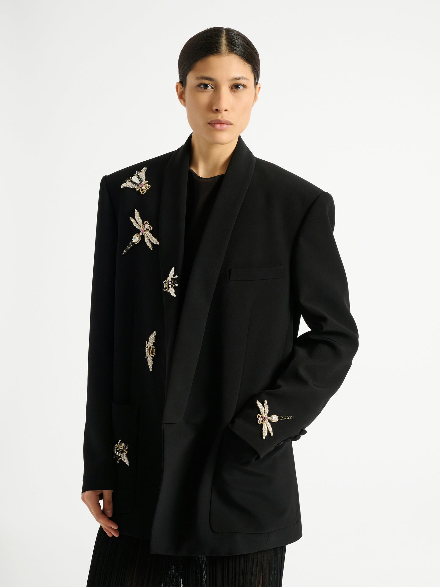 Embroidered Balmain Insect jacket