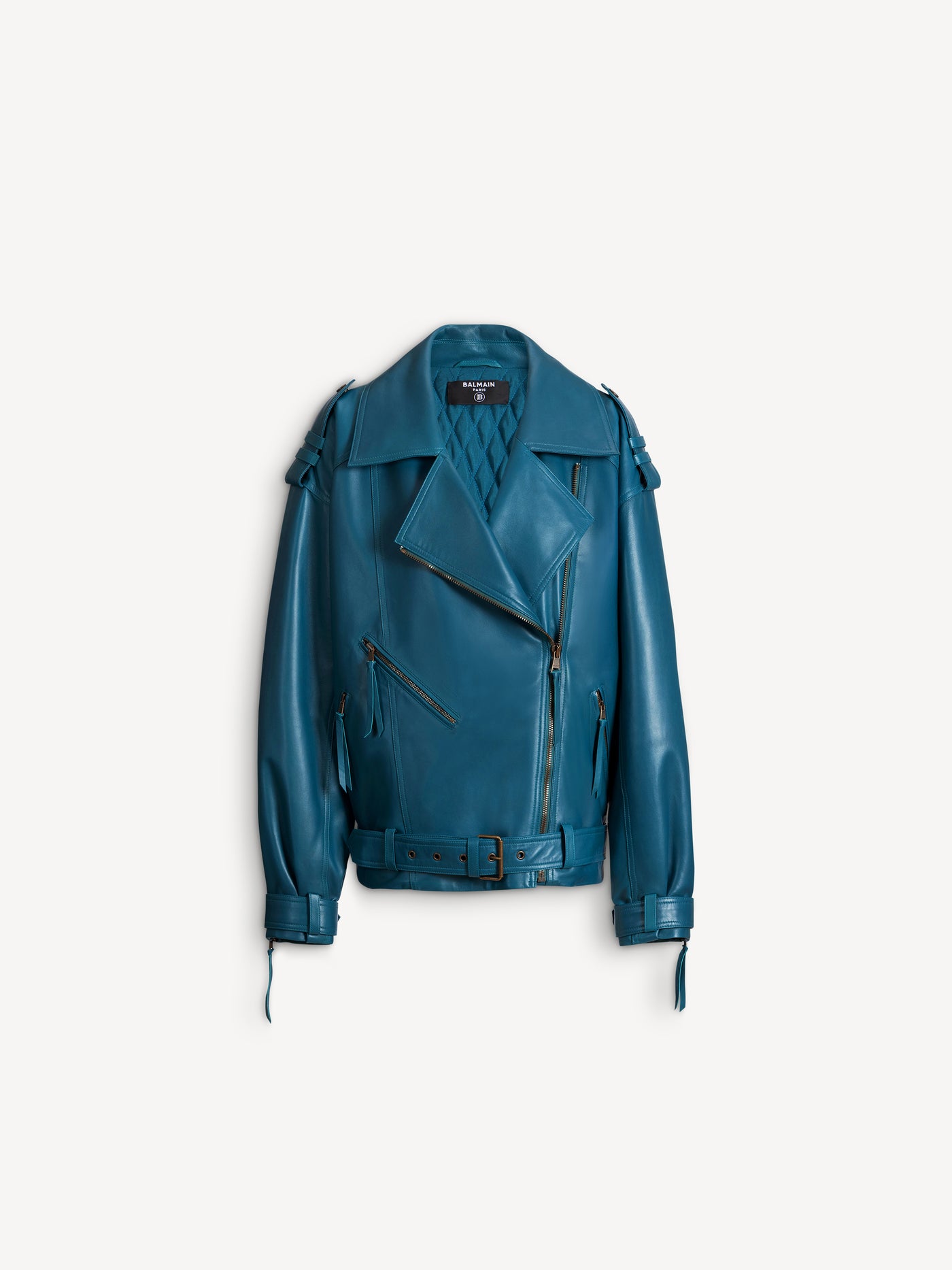 Bikerjacke aus Lammleder