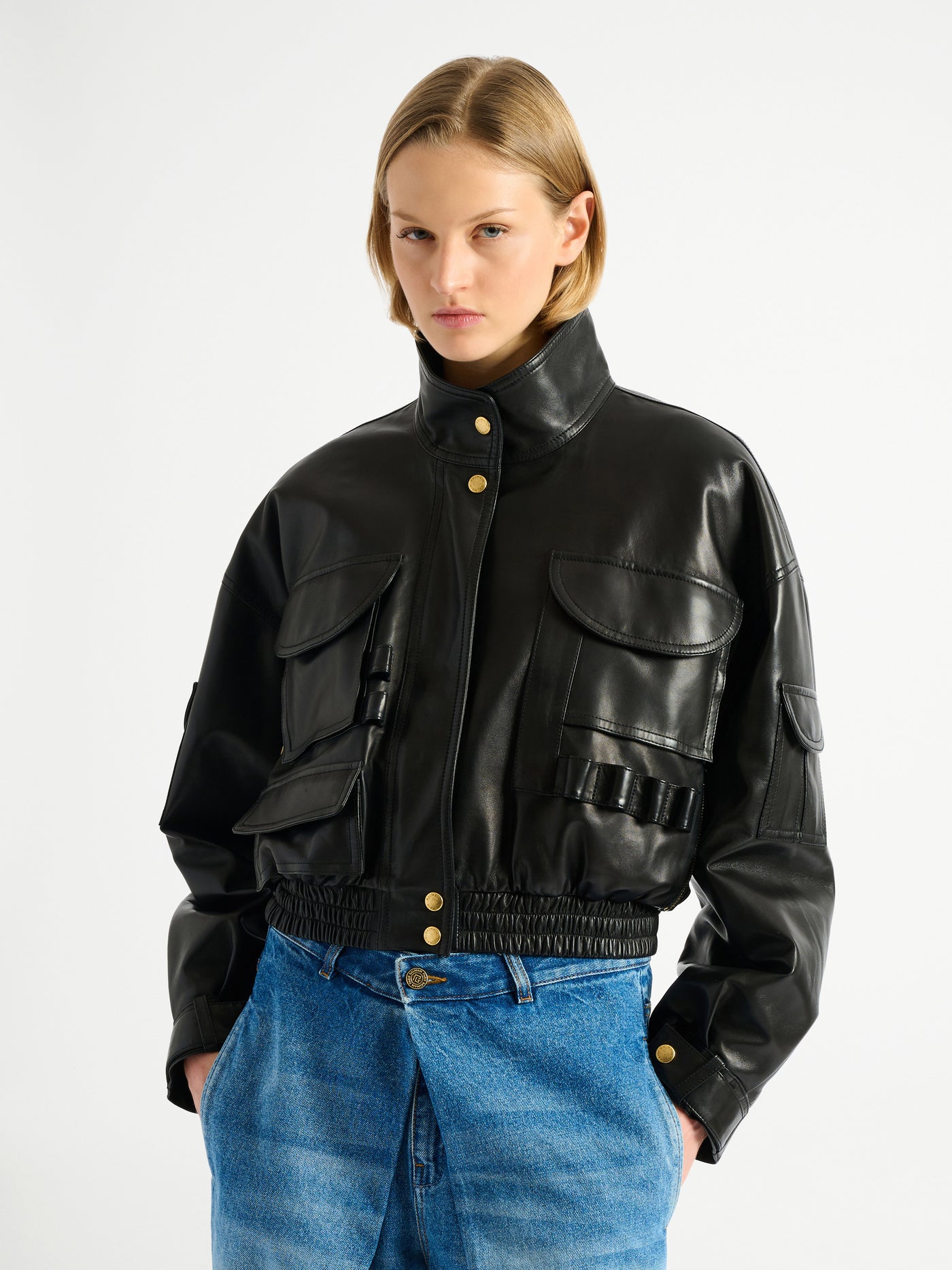 Bomberjacke aus Lammleder