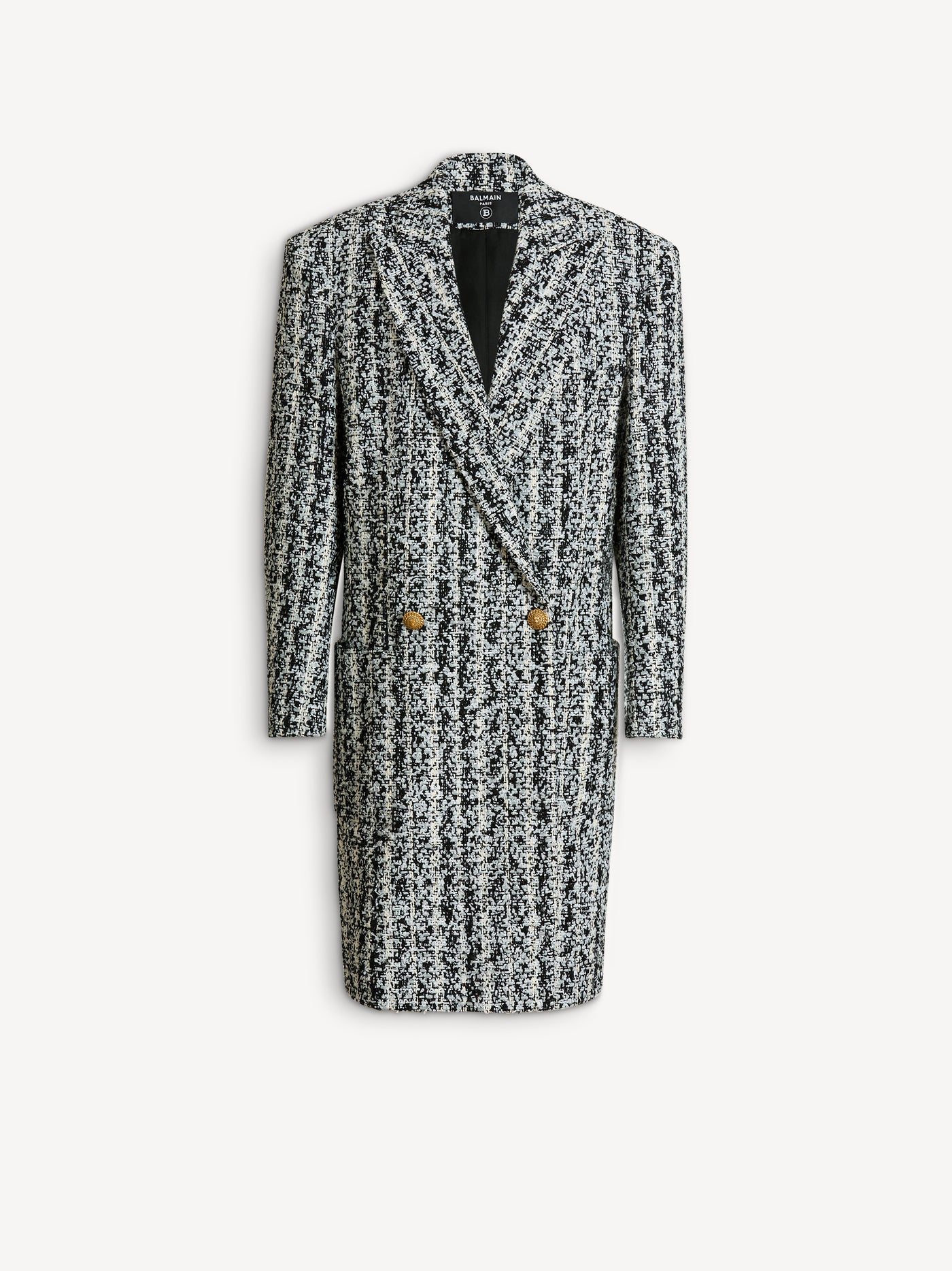 Abrigo largo de tweed