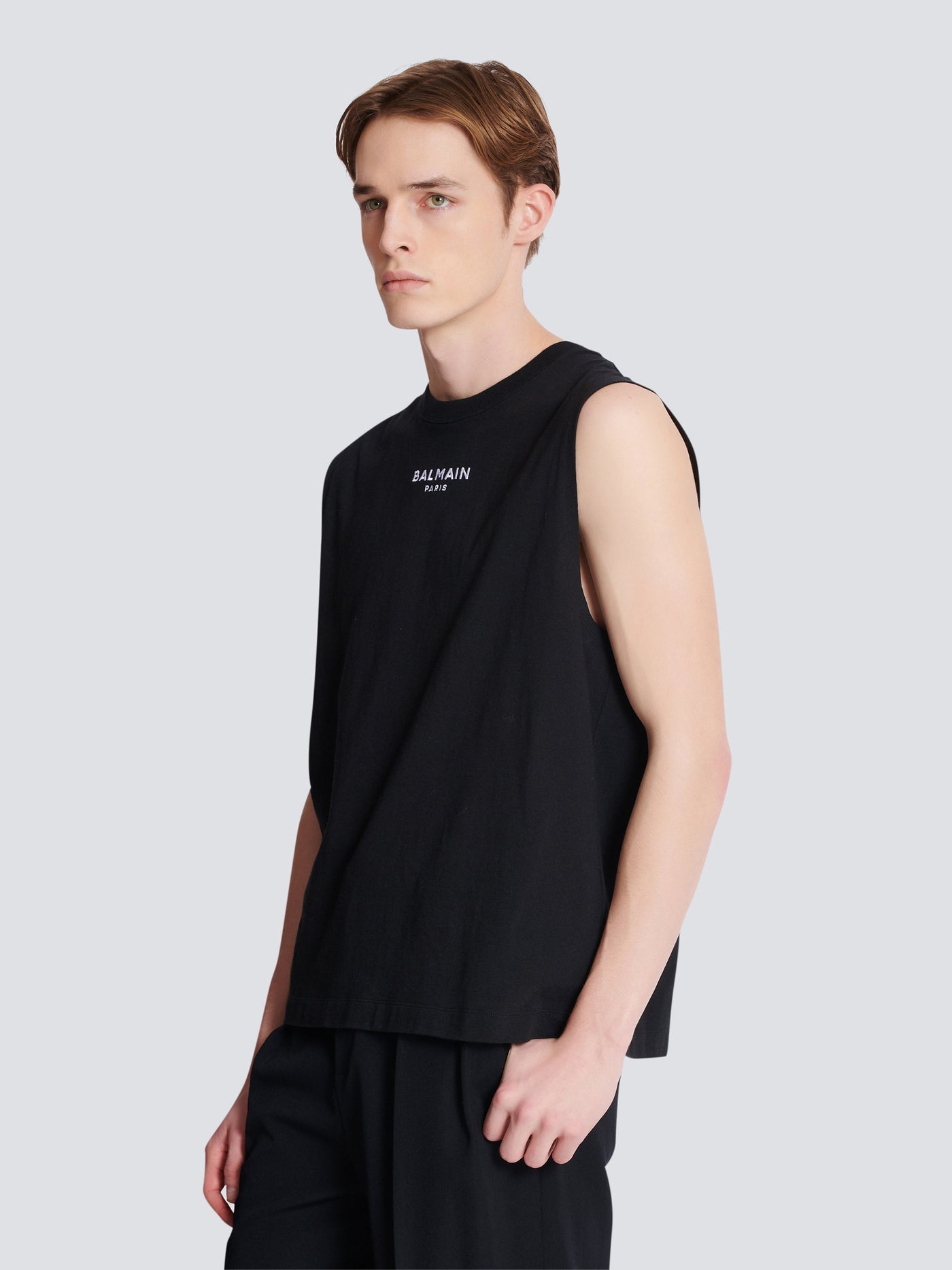 Débardeur Balmain Paris brodé