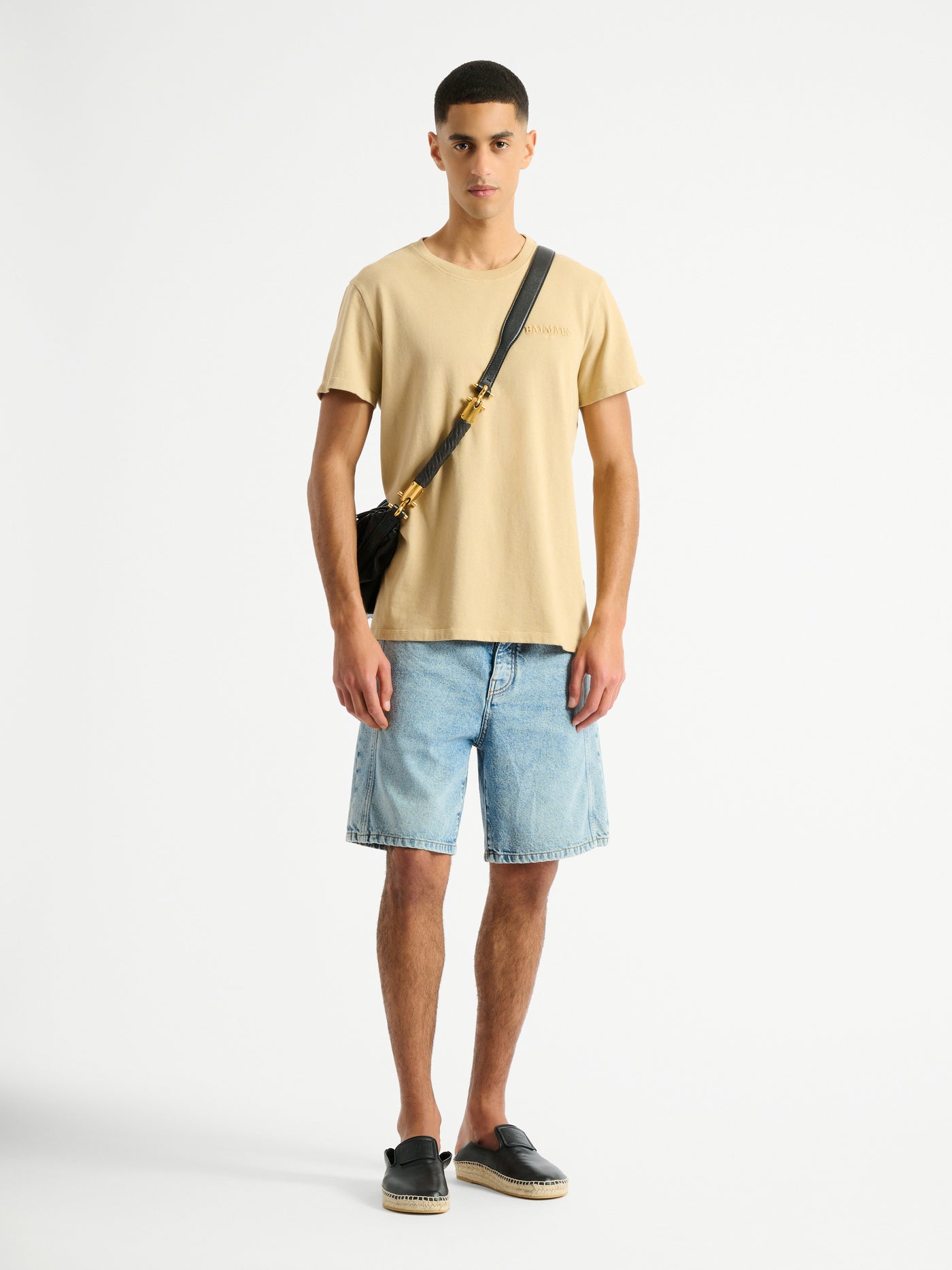 Besticktes Balmain Vintage T-Shirt